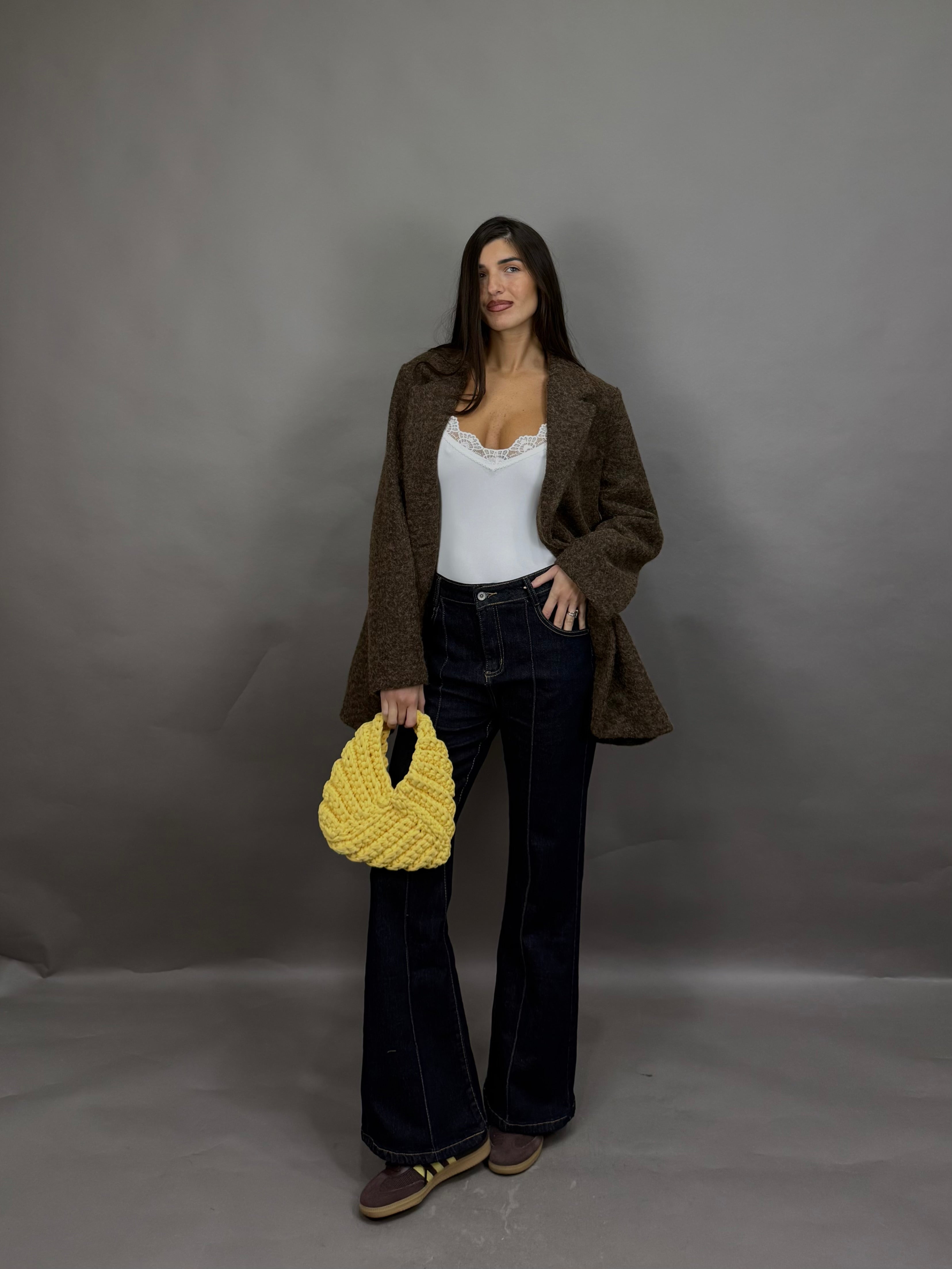 Jeans zampetta blu