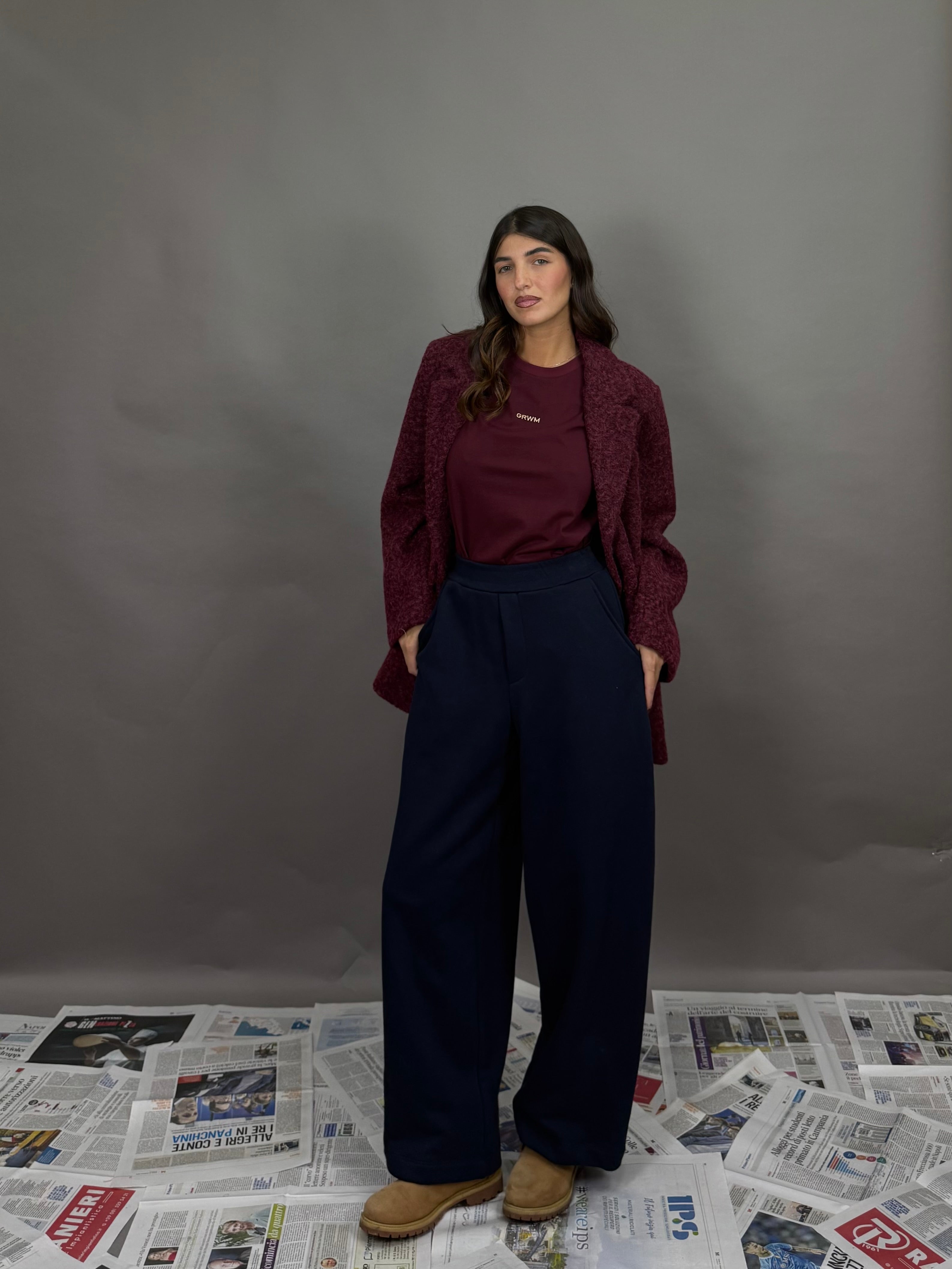 Panta tuta lumina blu