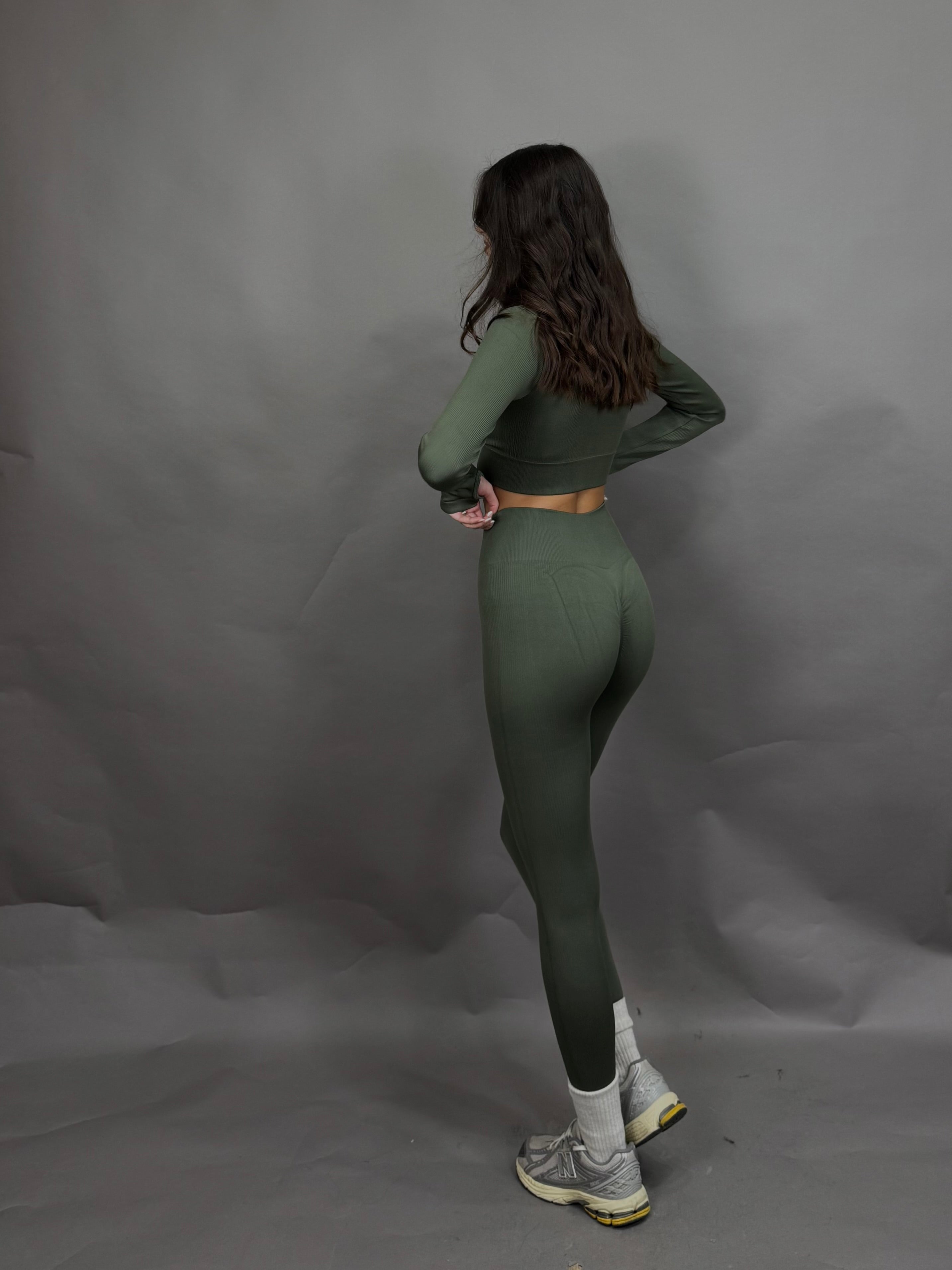 Coordinato pilates verde