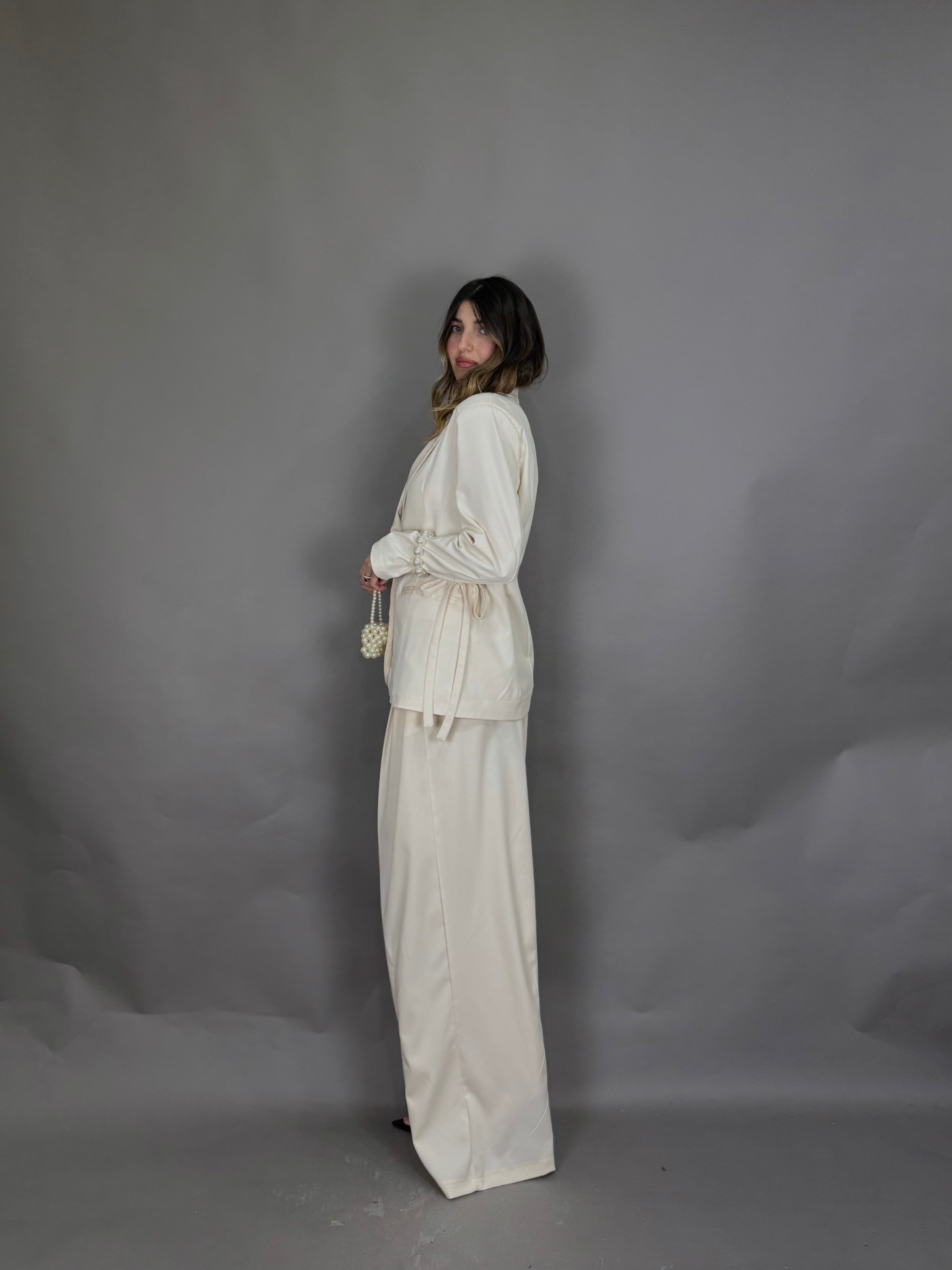 Pantalone Myriam panna - LadyB Shop Online