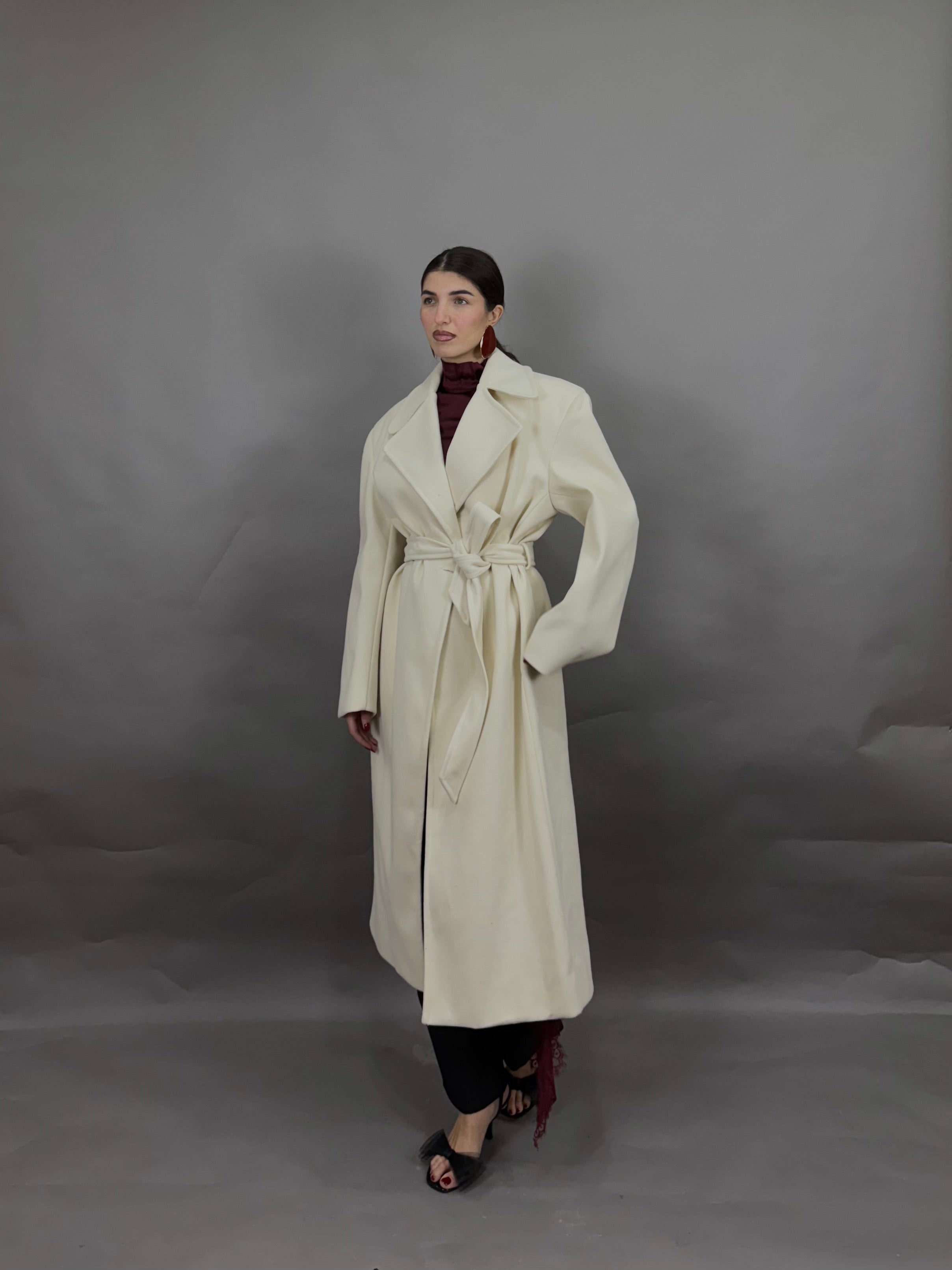 Cappotto panna lumina