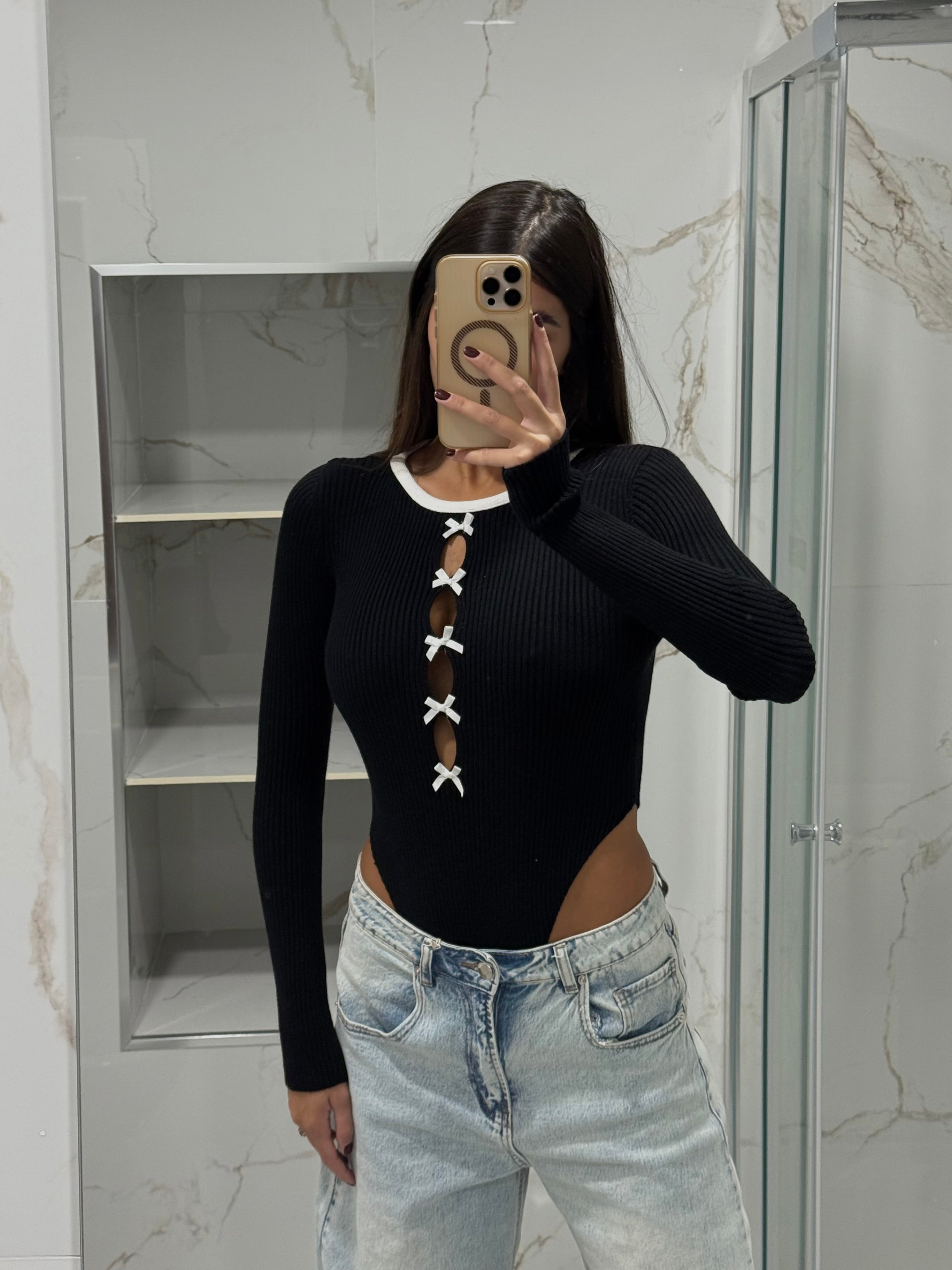 Body fiocco nero