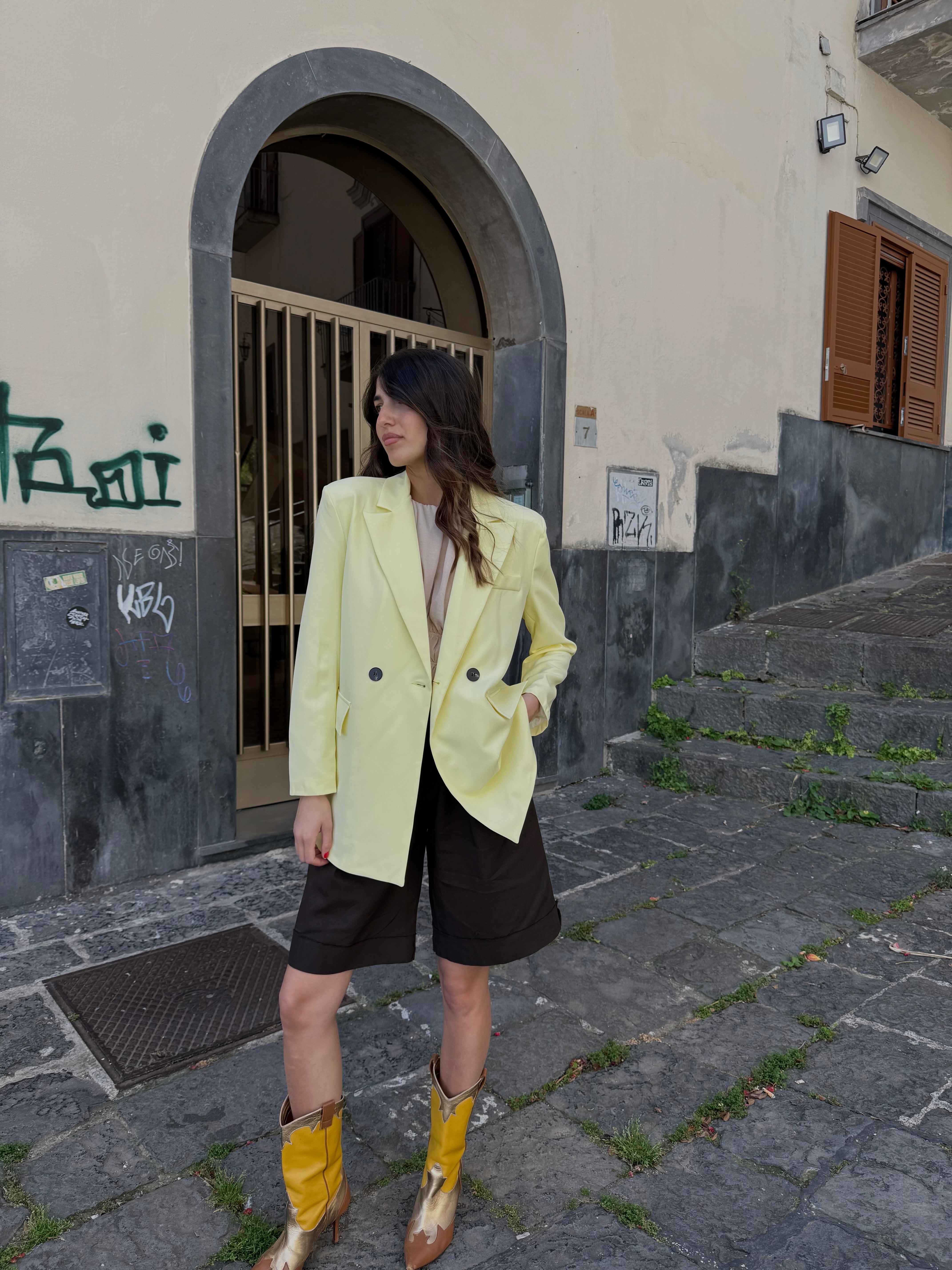 Blazer by just west giallo