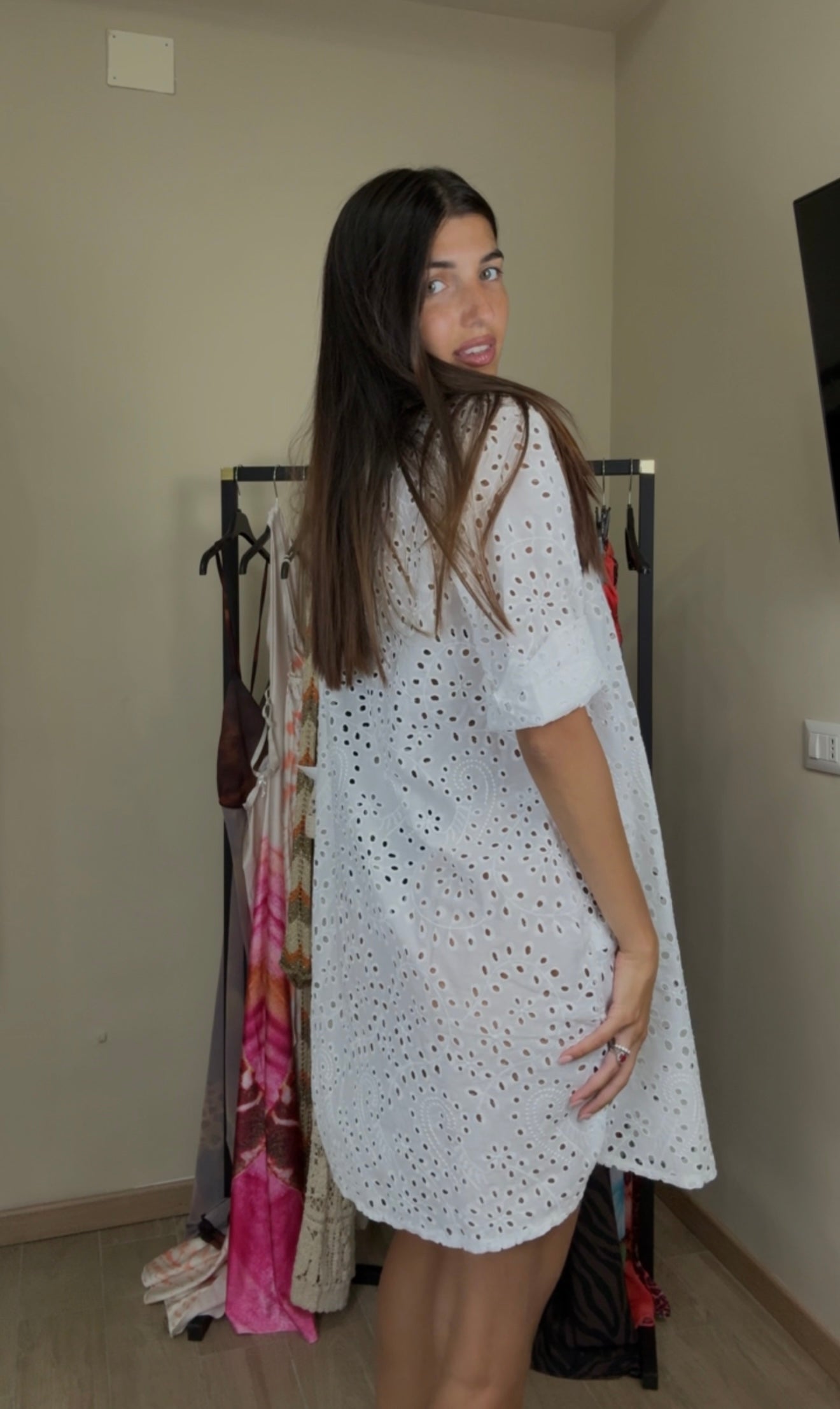 Maxi camicia sangallo - LadyB Shop Online