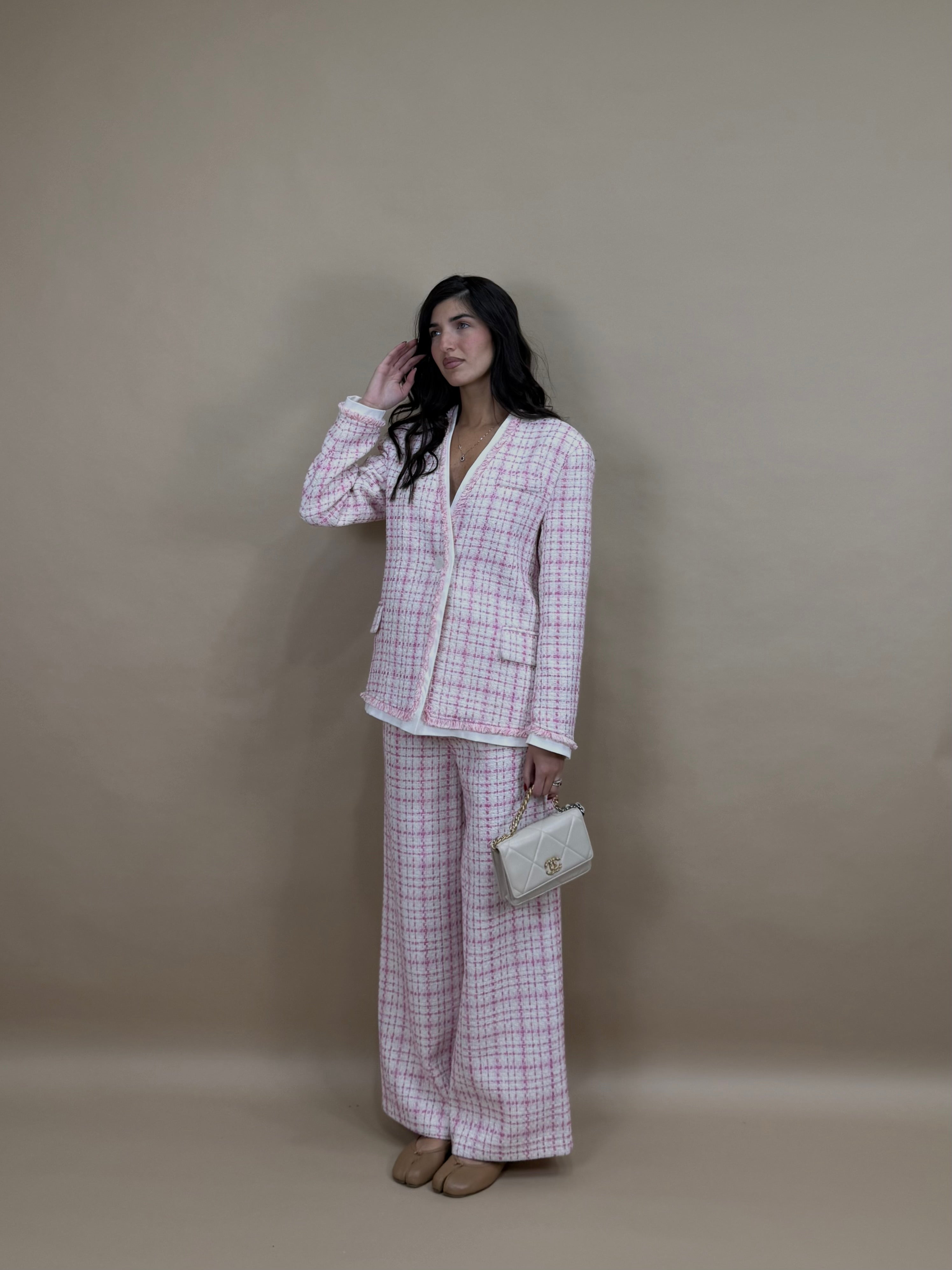 Blazer in tweed lumina