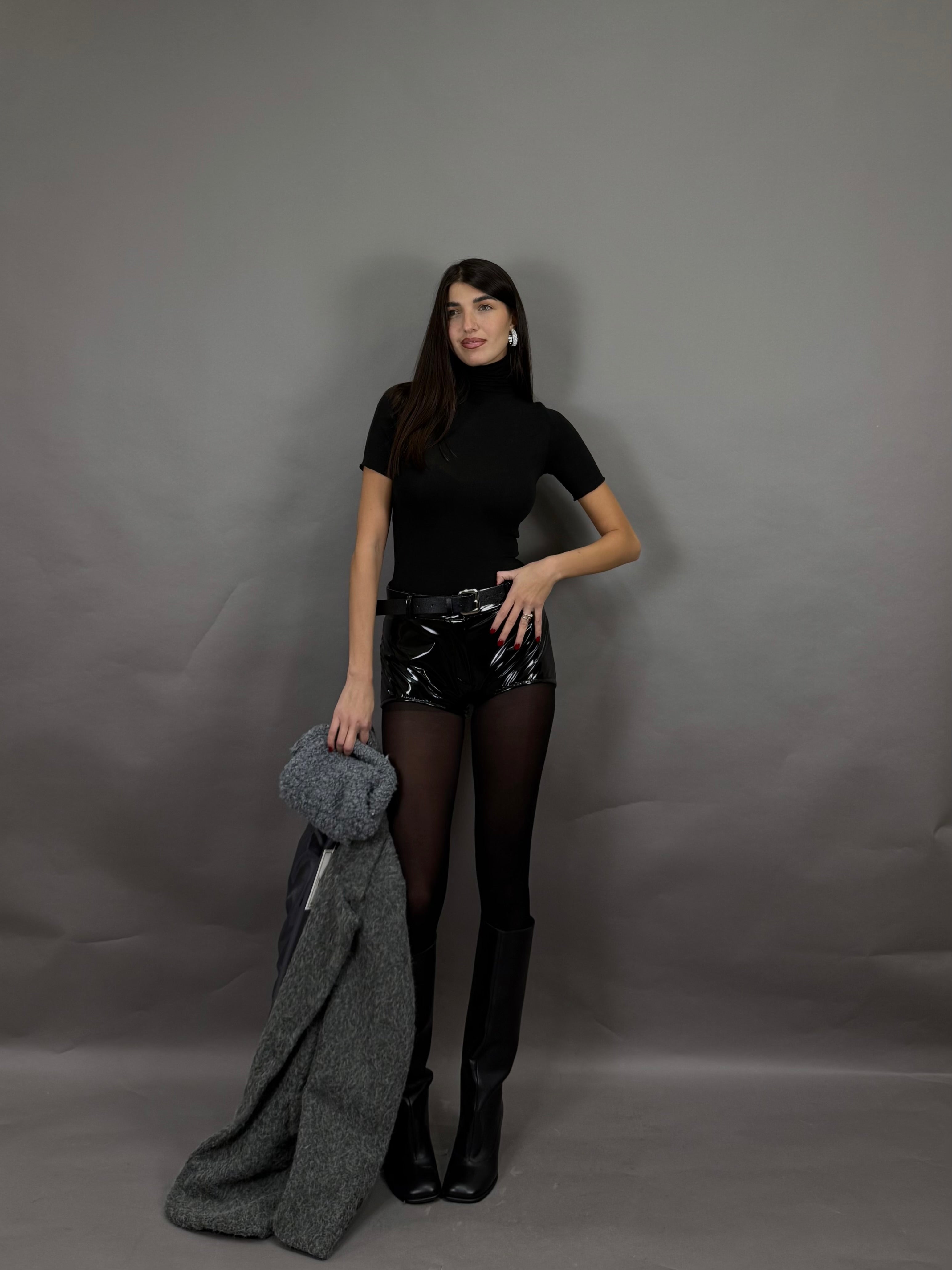 Coulotte vinile nera