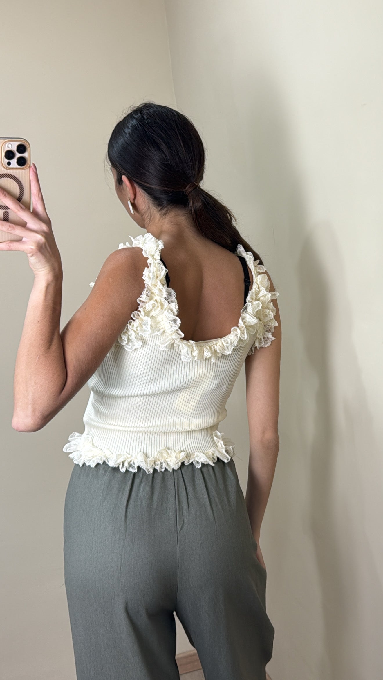 Canotta chantal bianca - LadyB Shop Online