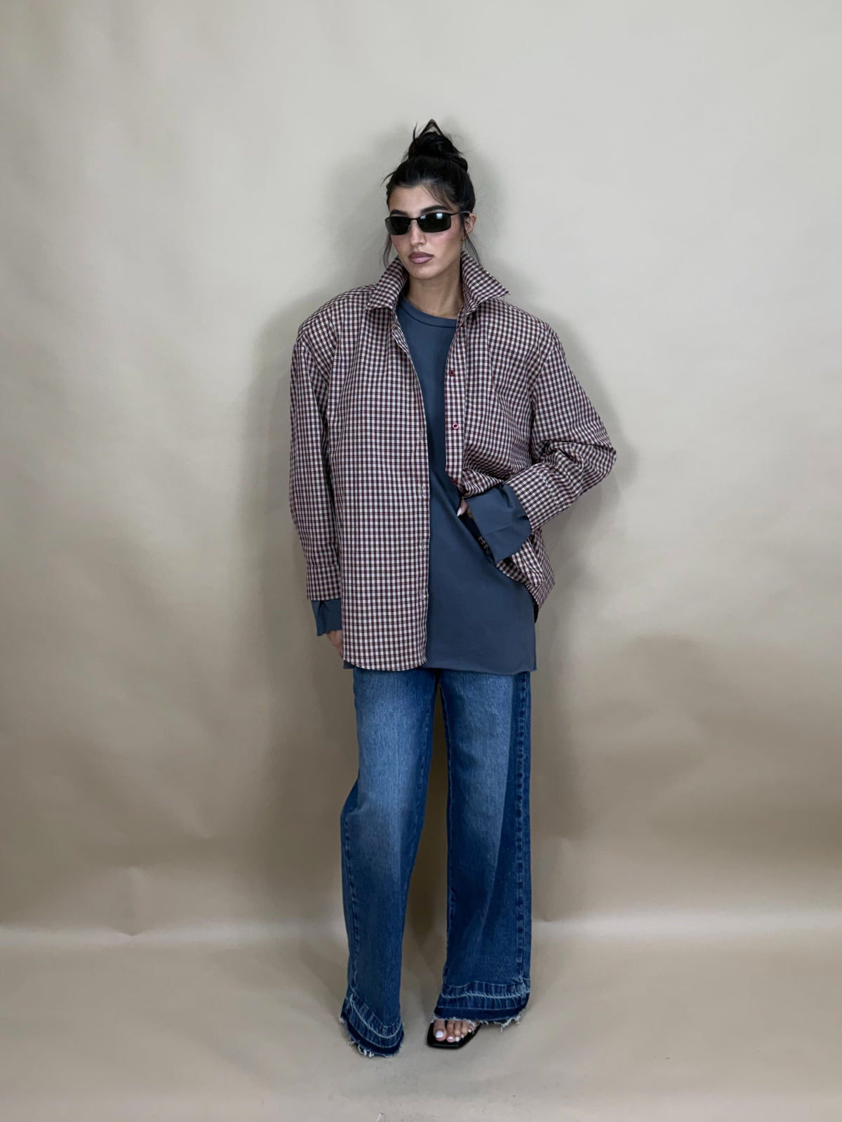 Camicia maxi spallina