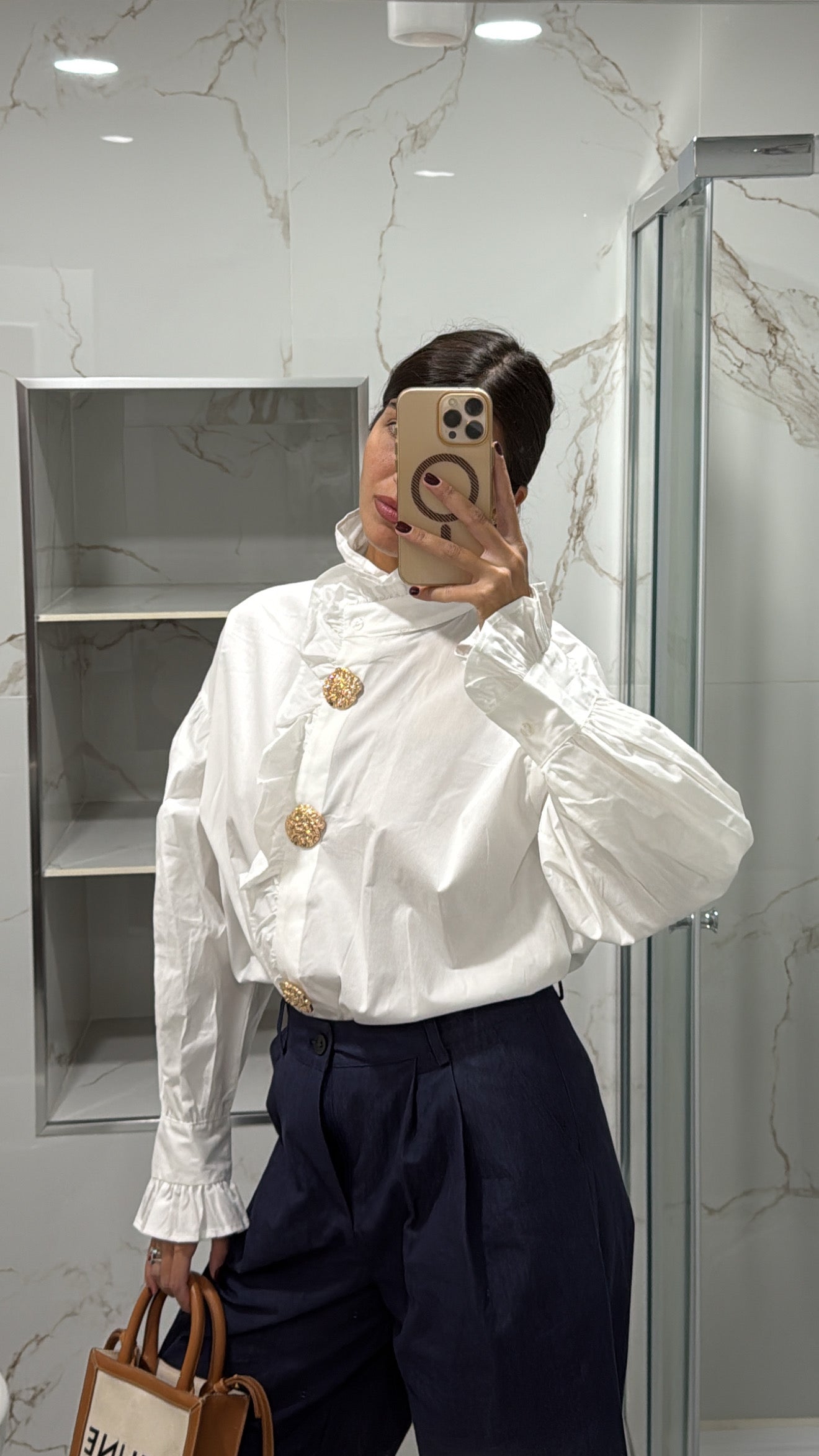 Camicia Olivia bianca