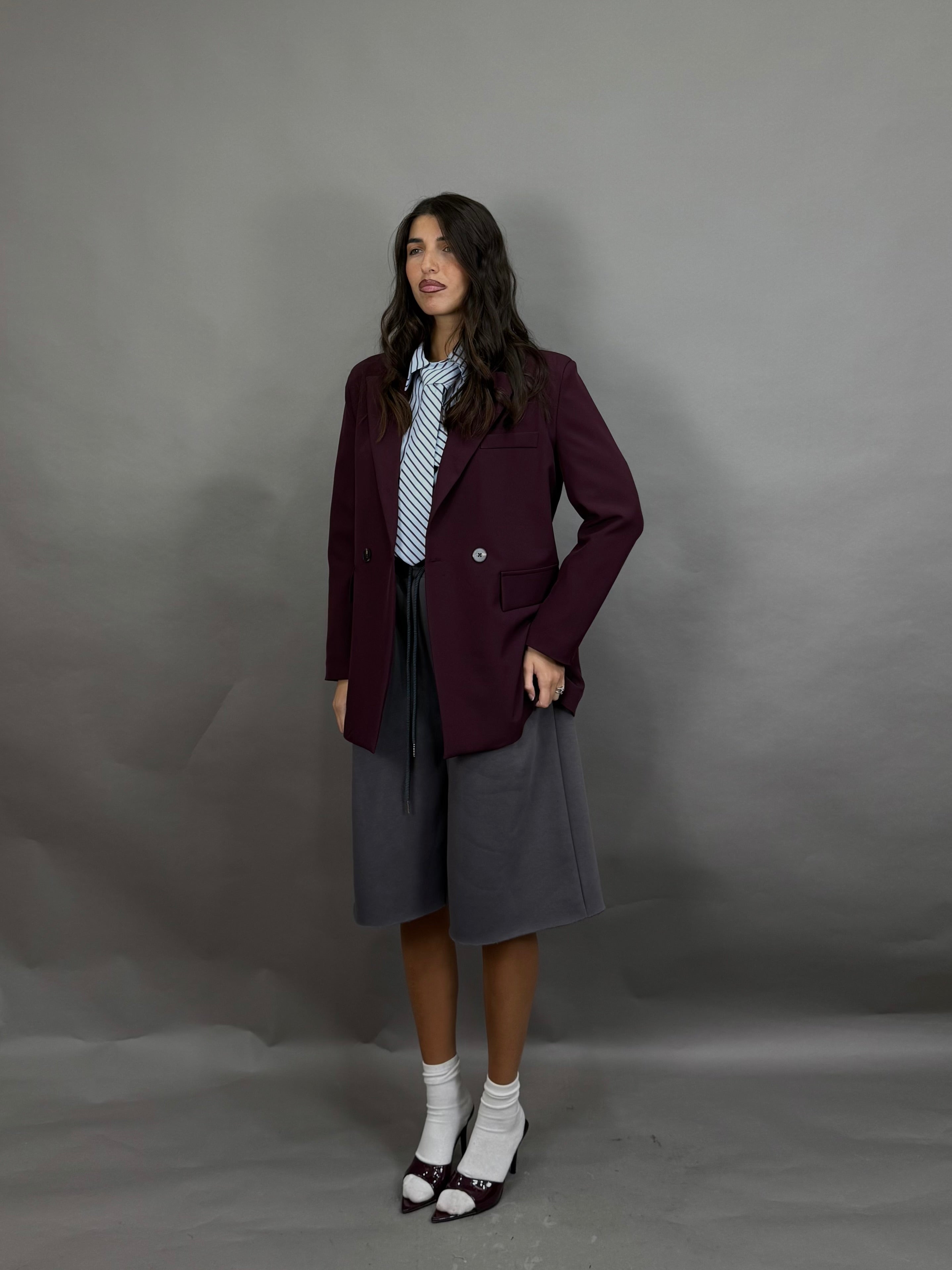Blazer bordeaux by just