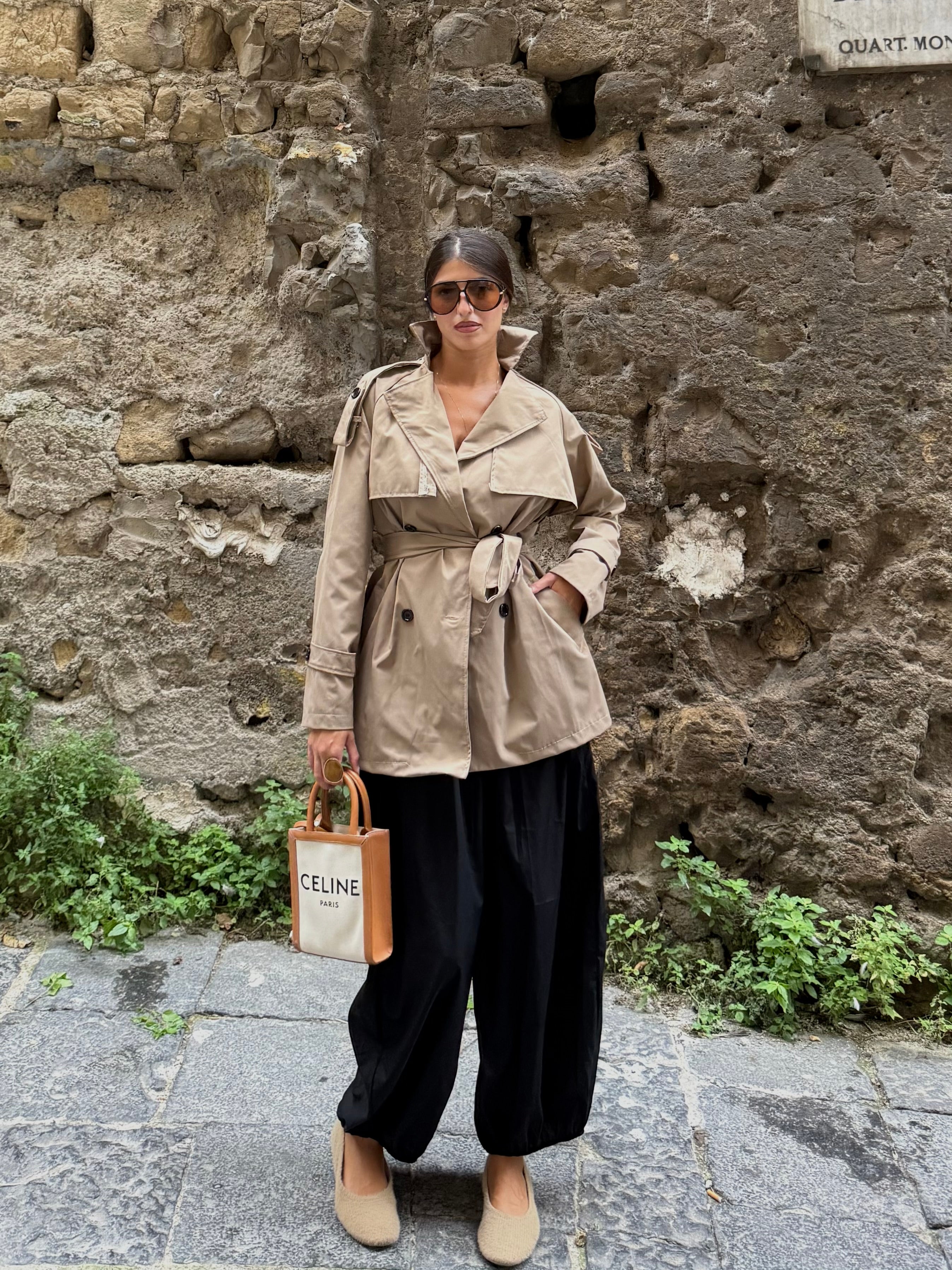Trench barber beige