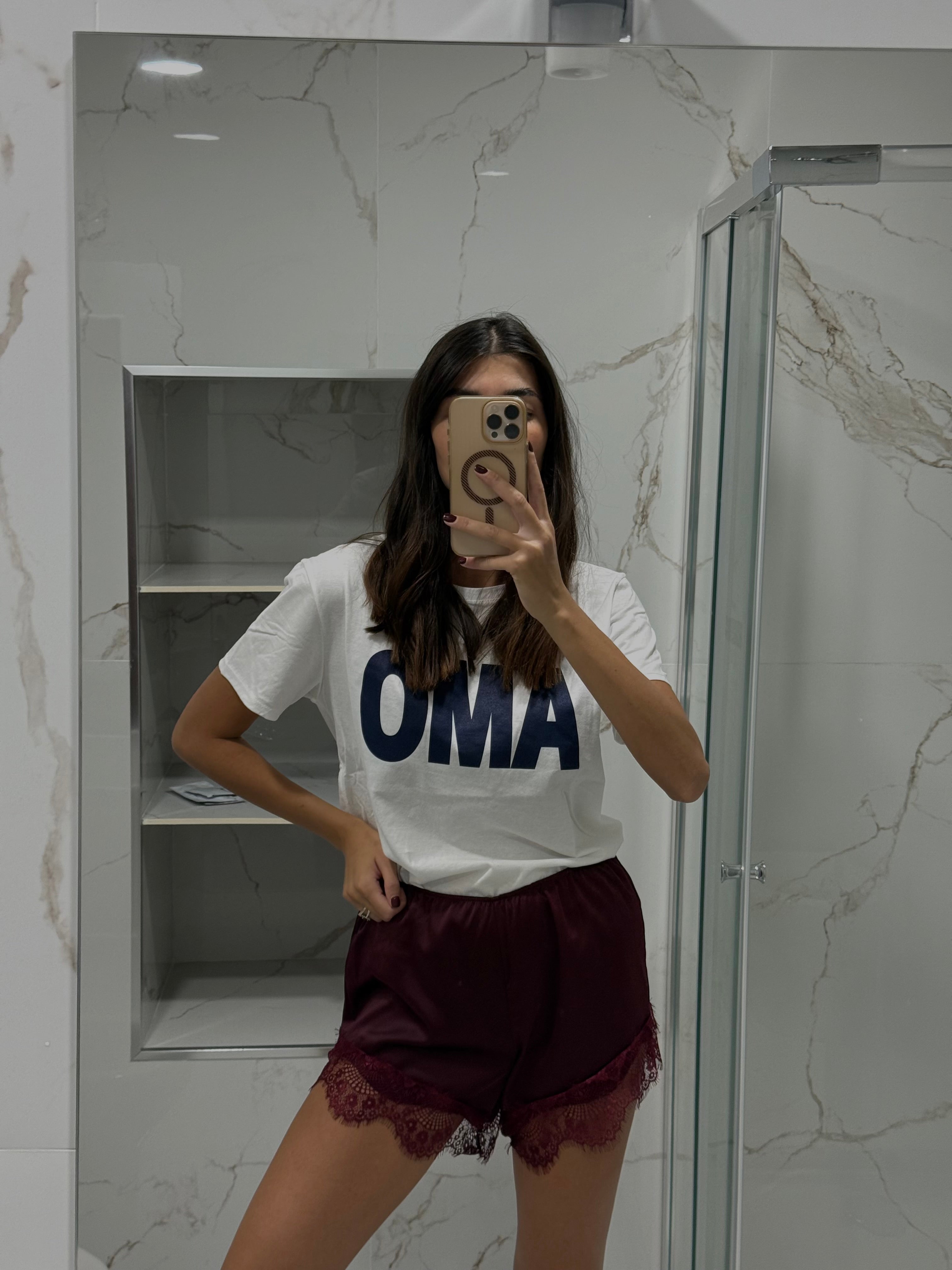 T-shirt AMO blu