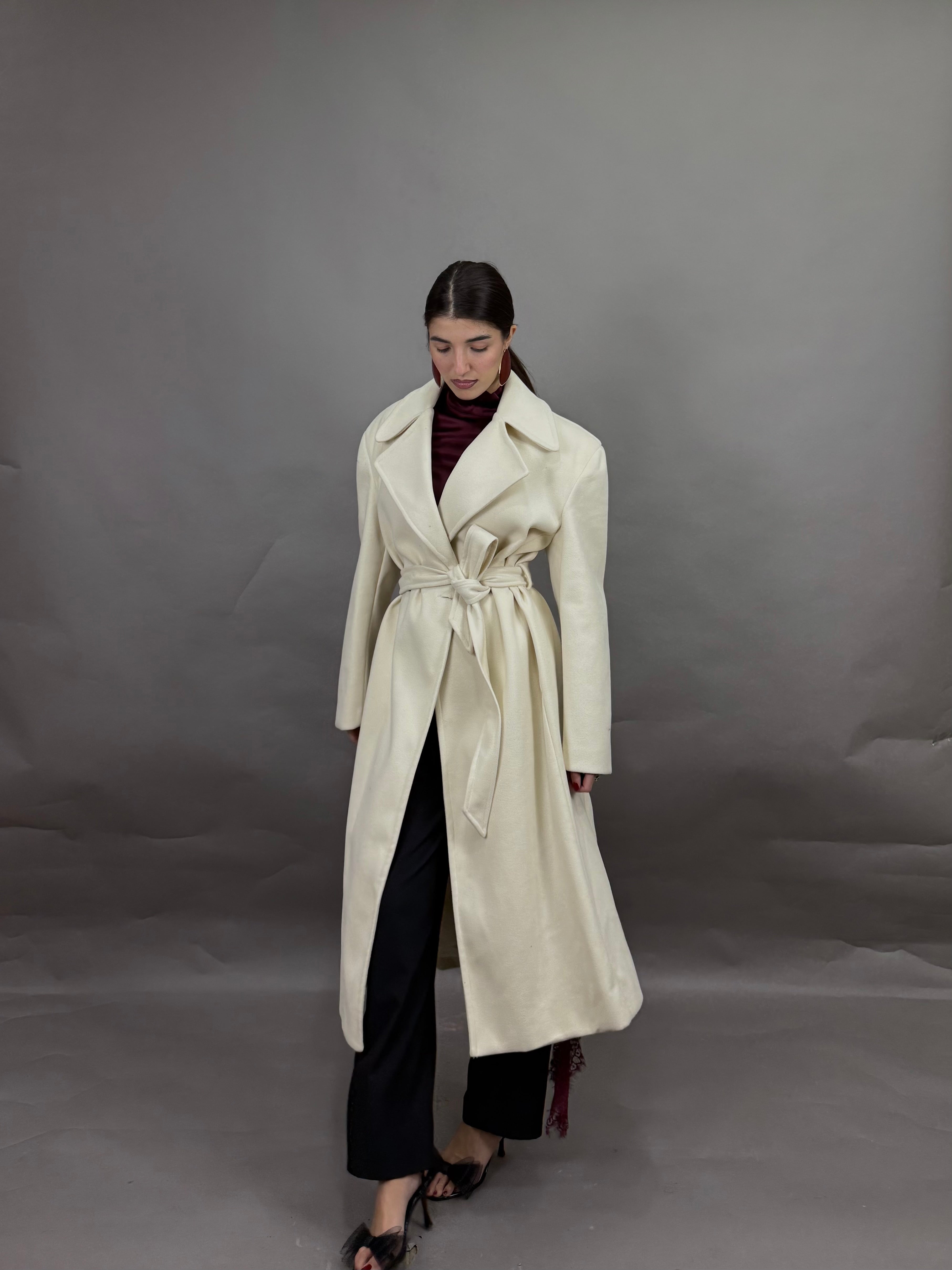 Cappotto panna lumina
