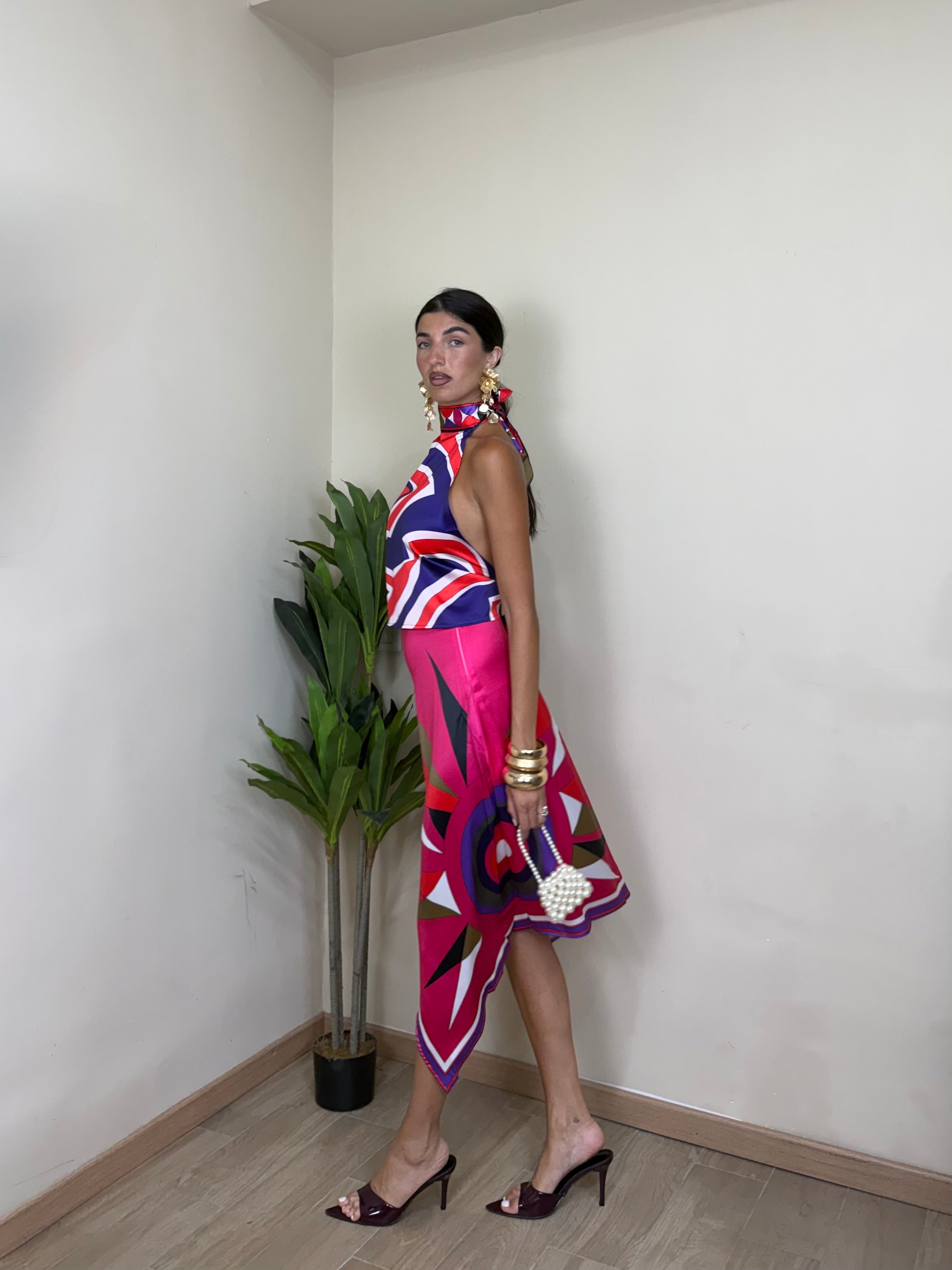 Completo Pucci gonna midi