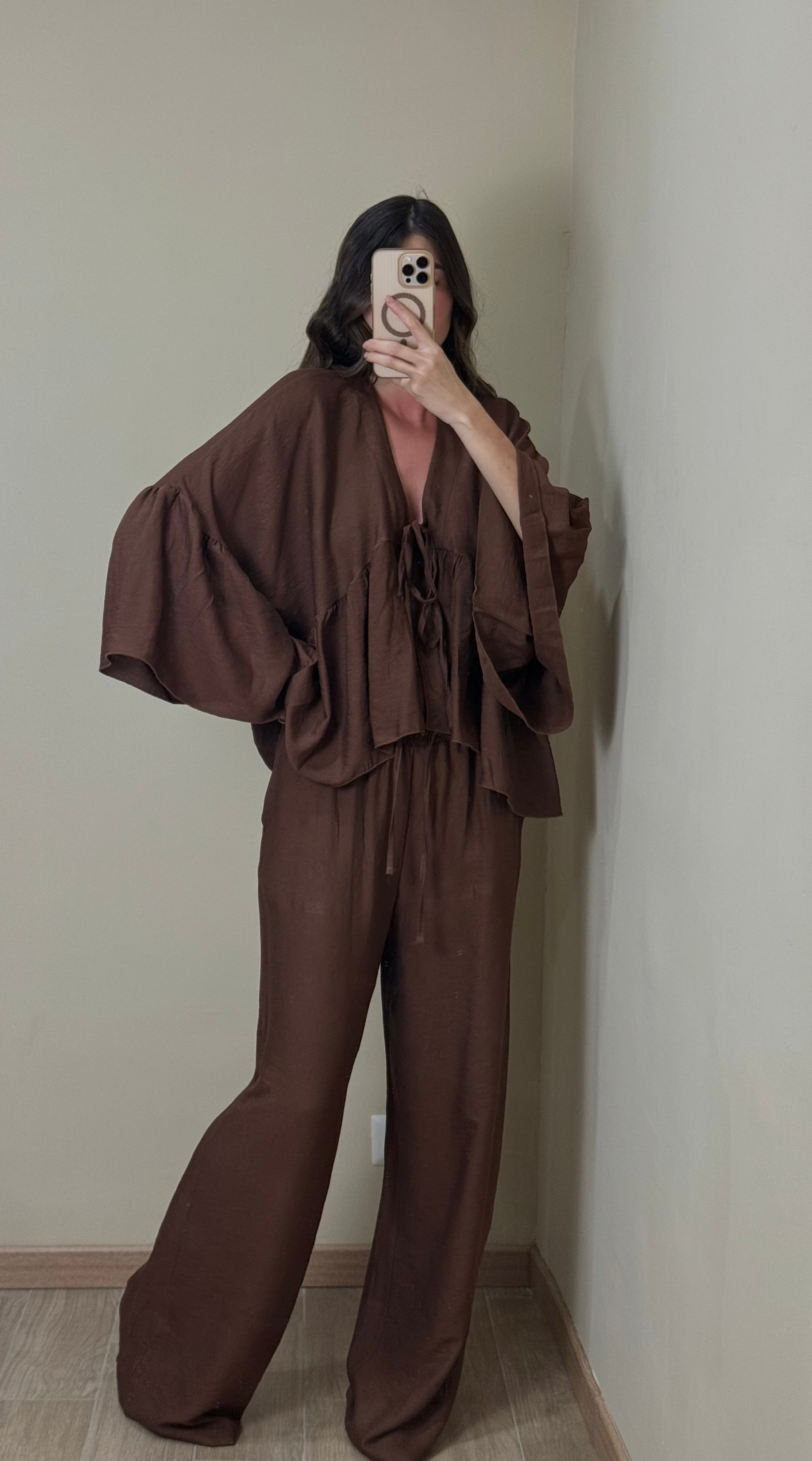 Coordinato Formentera marrone - LadyB Shop Online