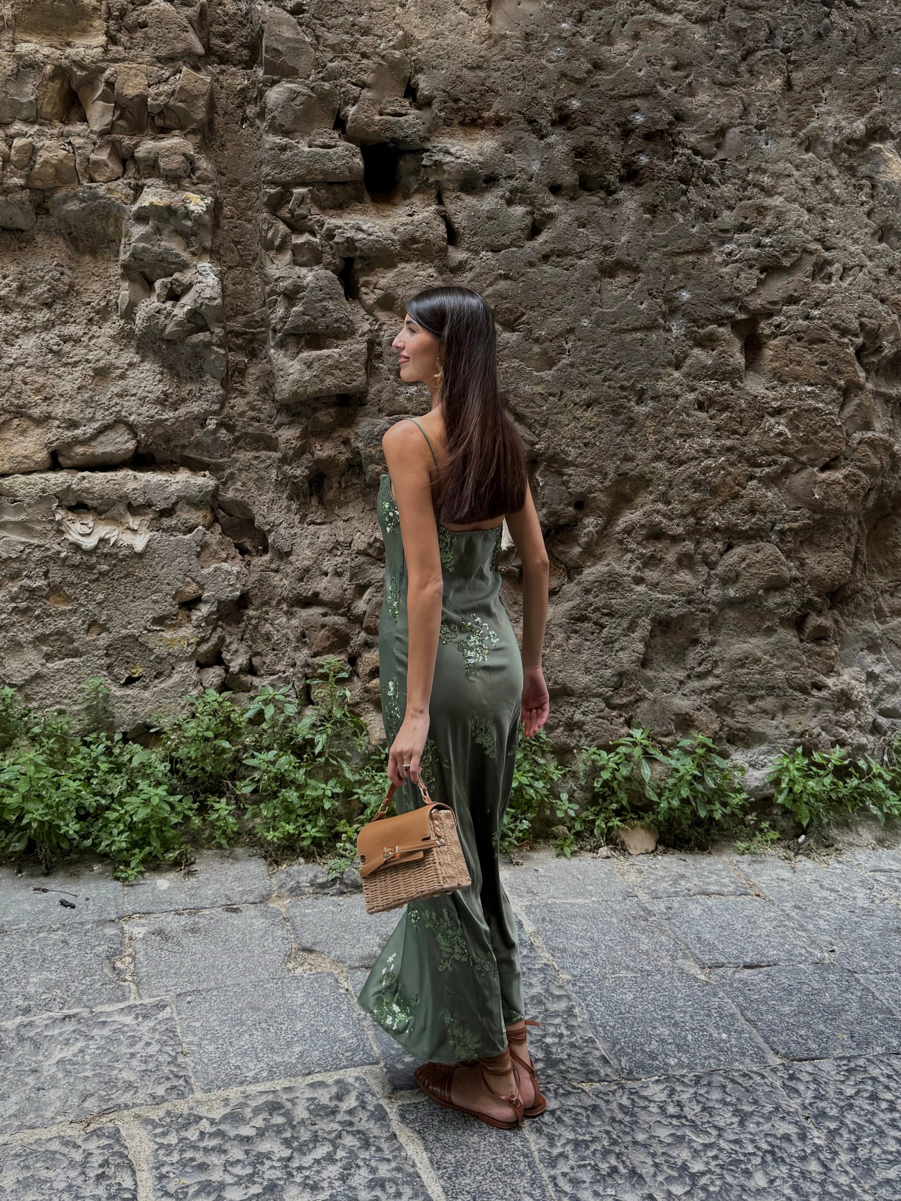 Dress Lavinia verde - LadyB Shop Online