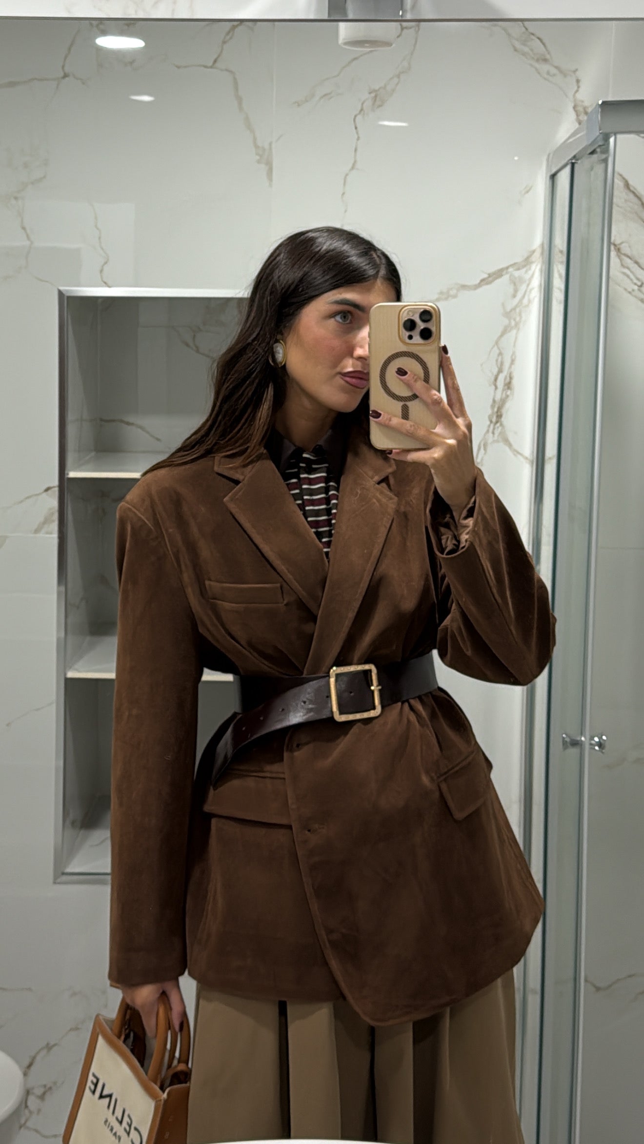Blazer camoscio by lumina