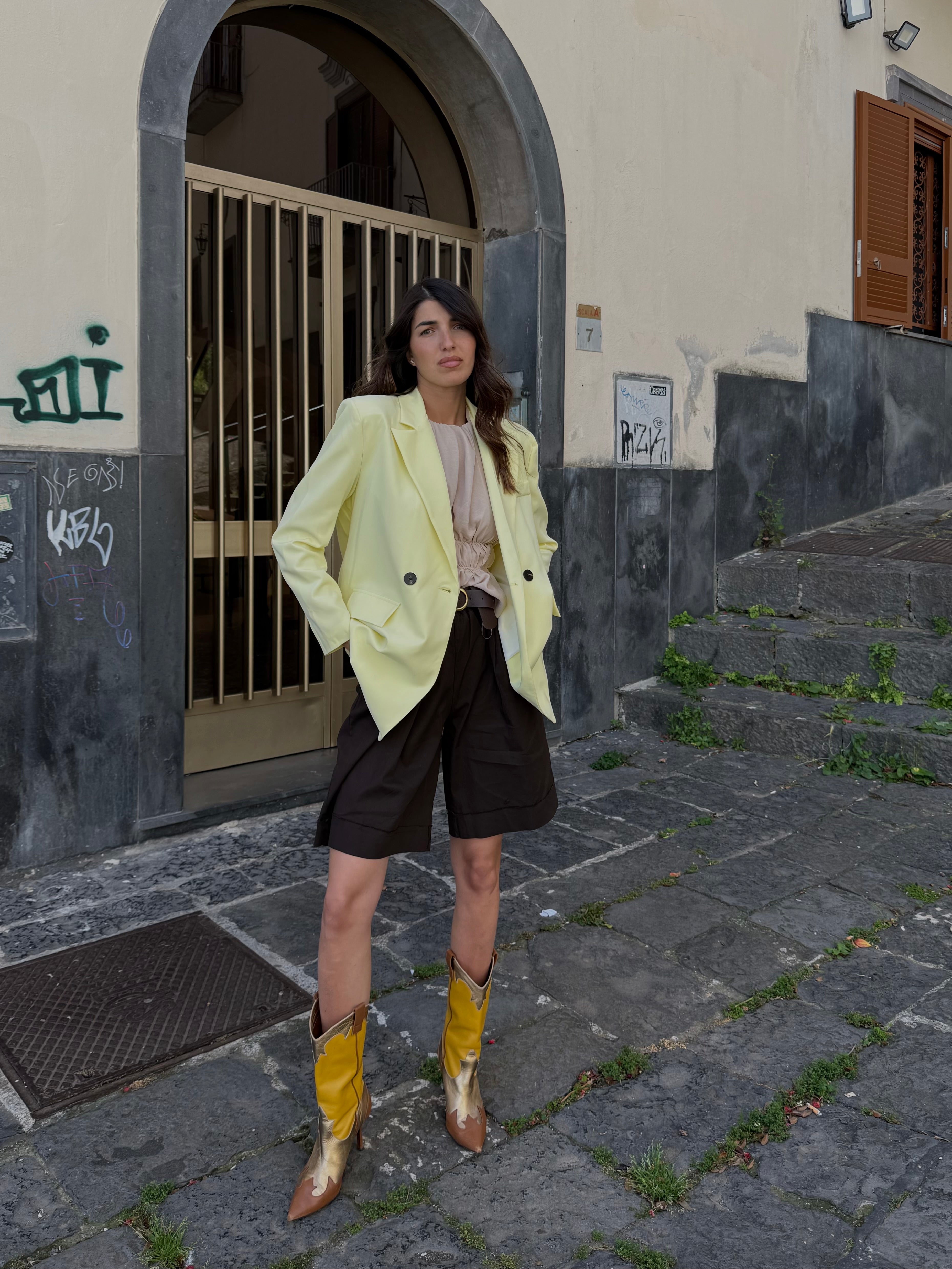 Blazer by just west giallo - LadyB Shop Online