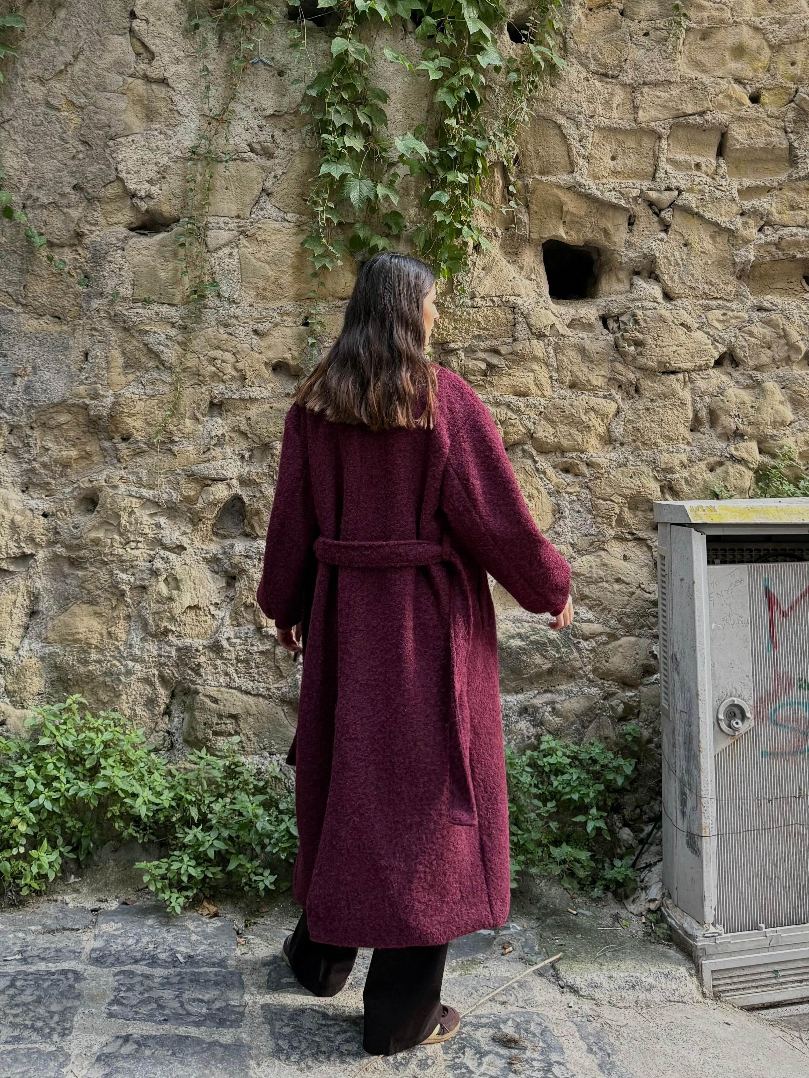 Cappotto Vienna bordeaux