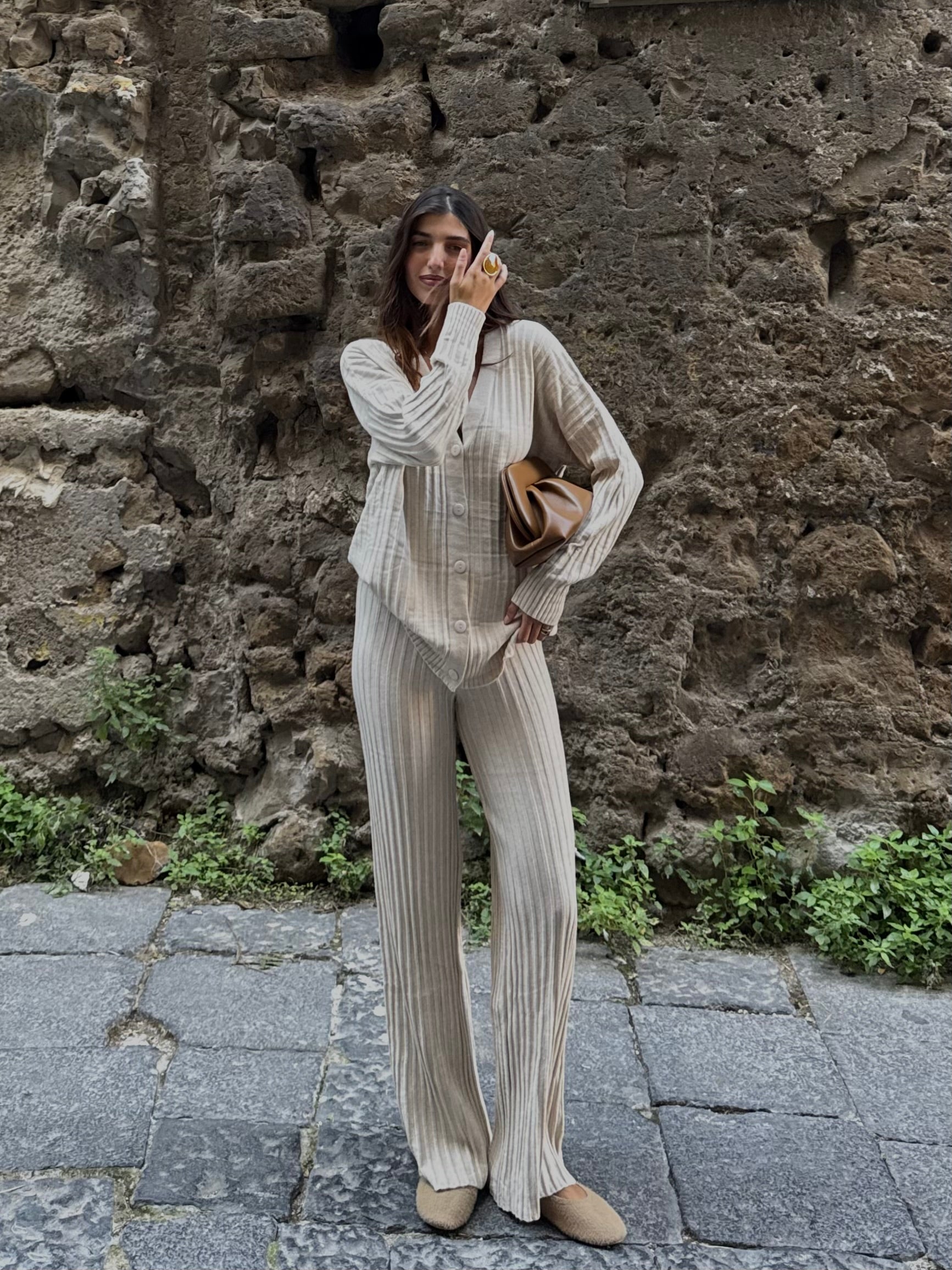 Coordinato comfy panna