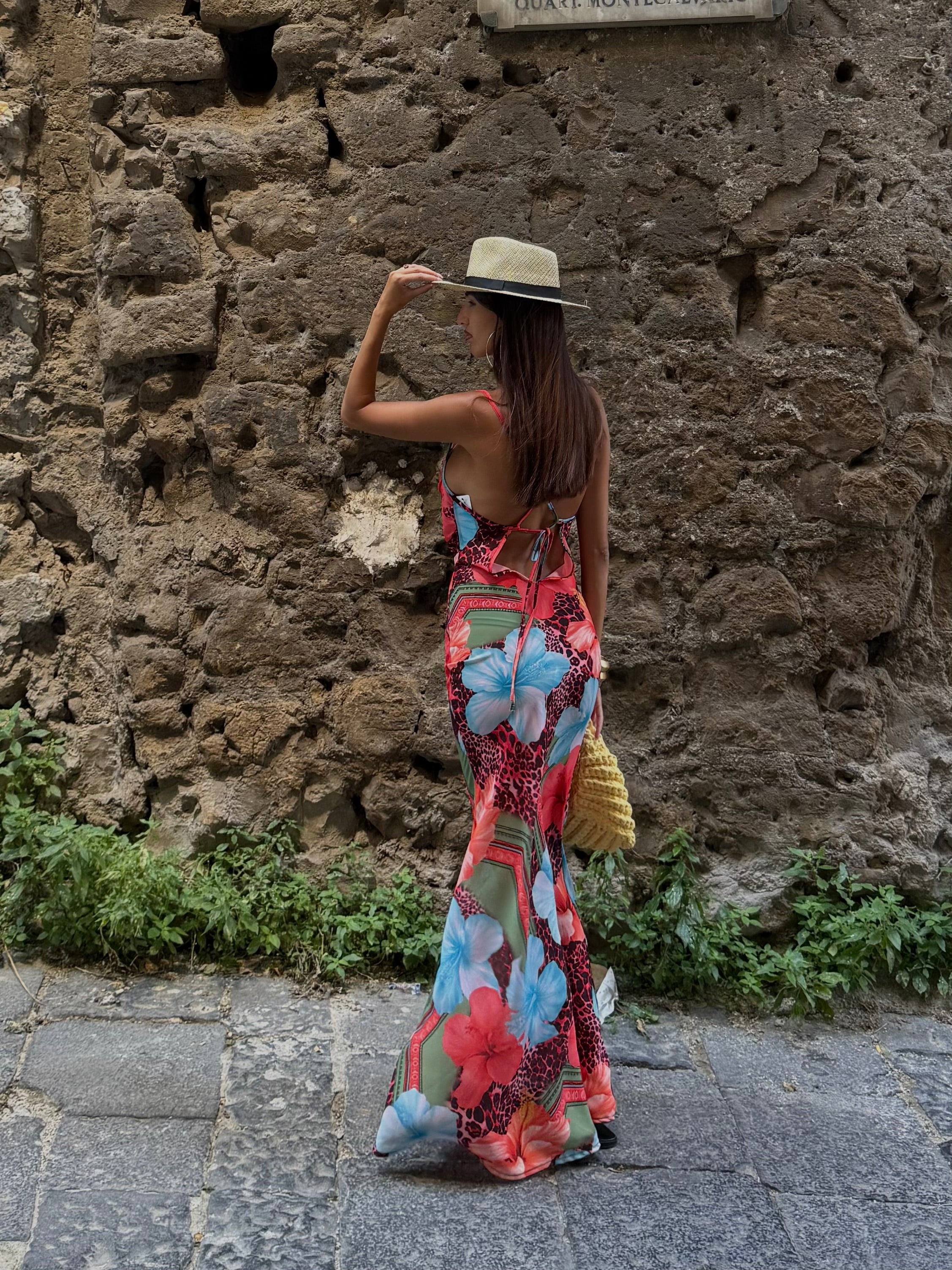 Dress Cavalli maculato e fiori - LadyB Shop Online