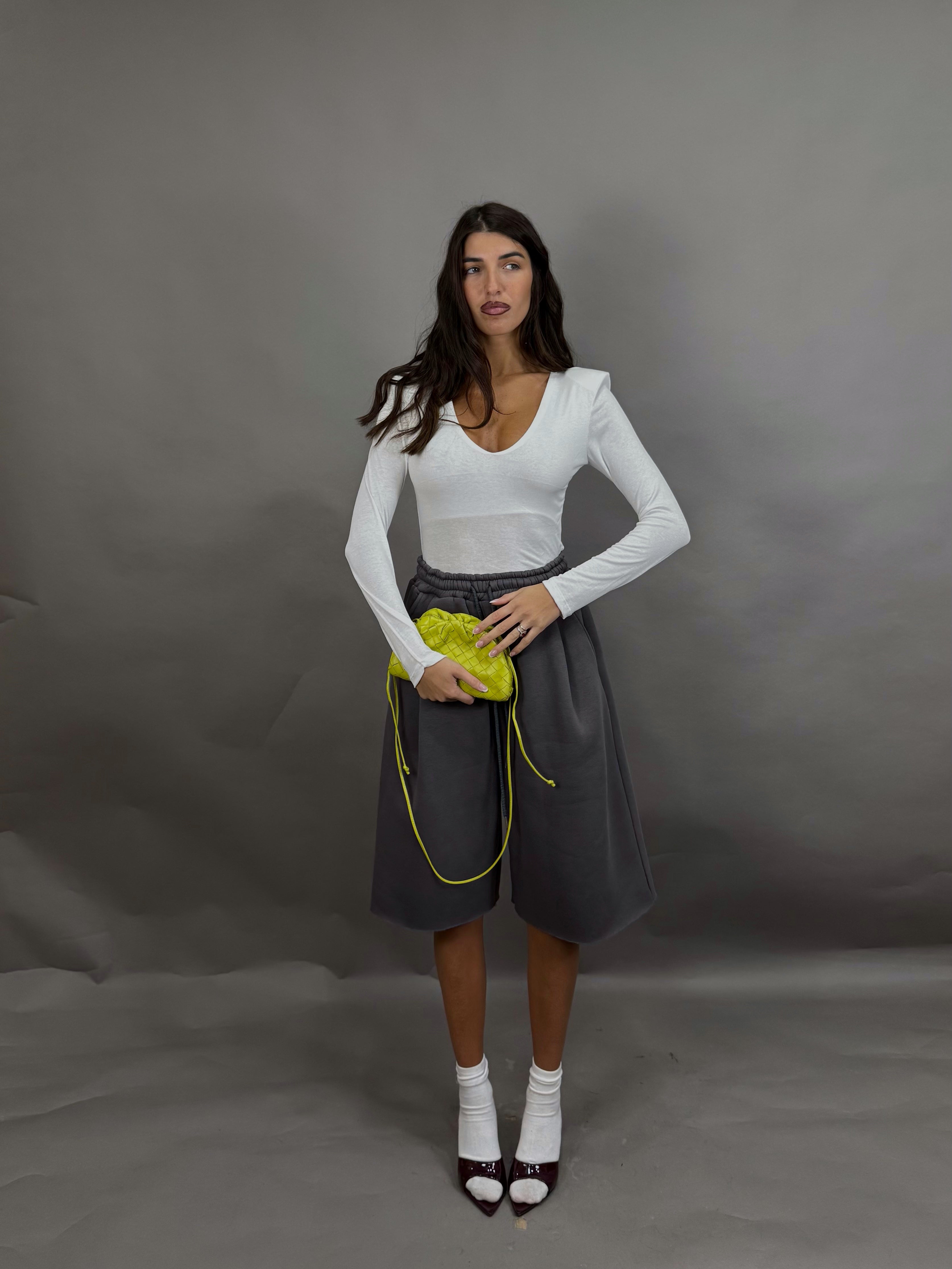 Body V spallina bianco