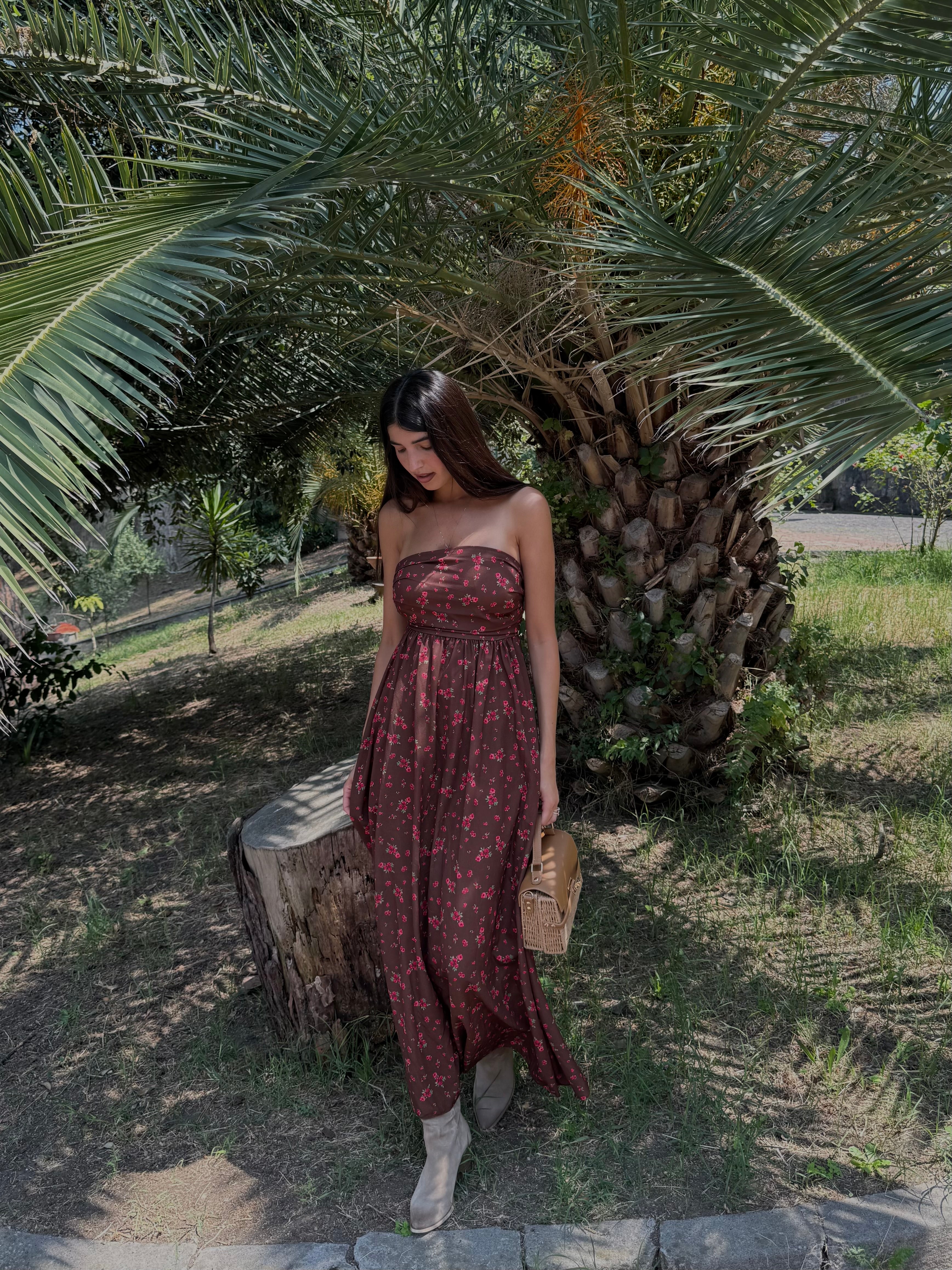 Dress Amalfi marrone