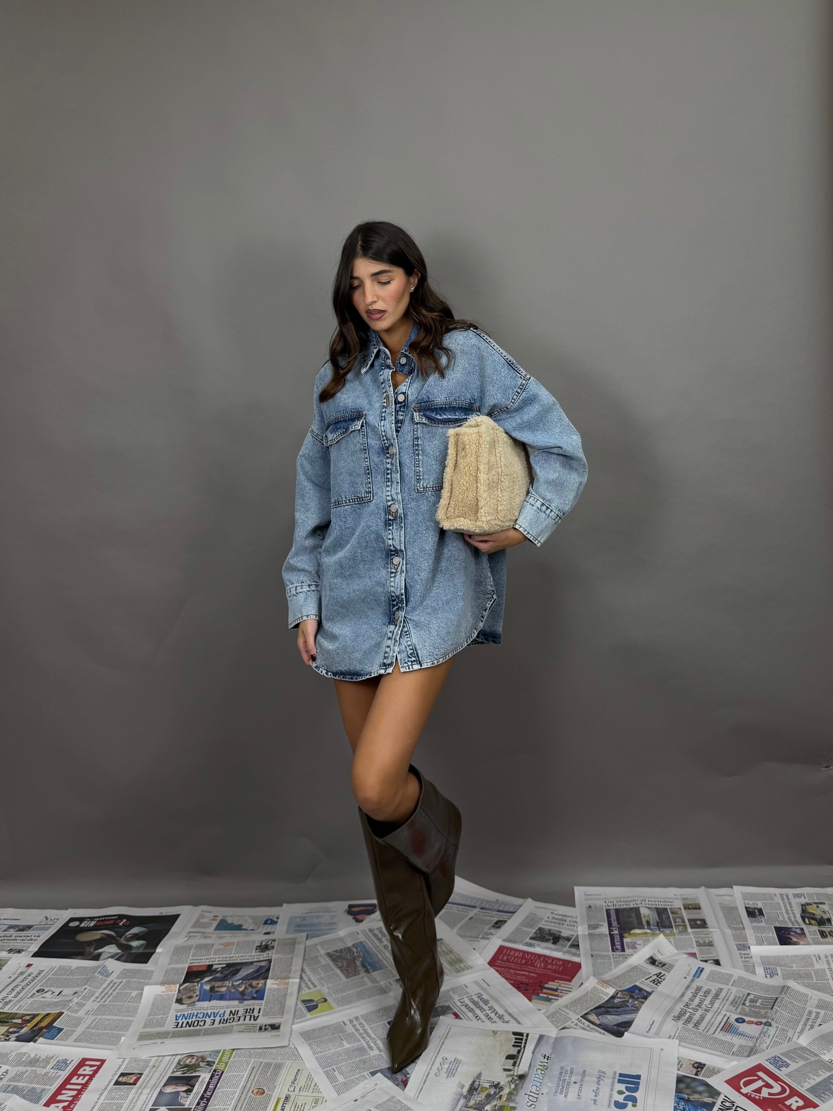 Camicia oversize justwest