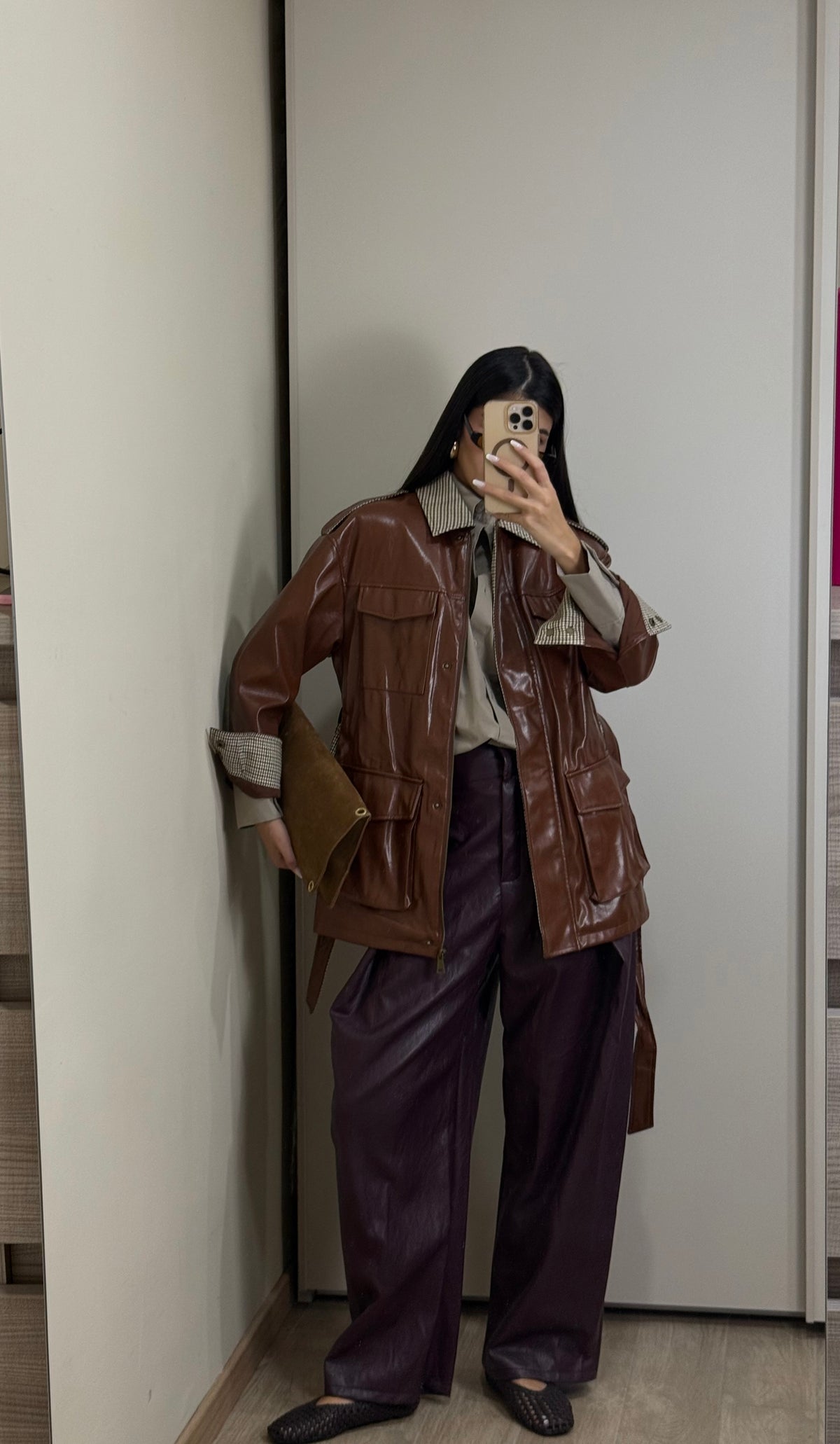 Giacca in pelle Ross