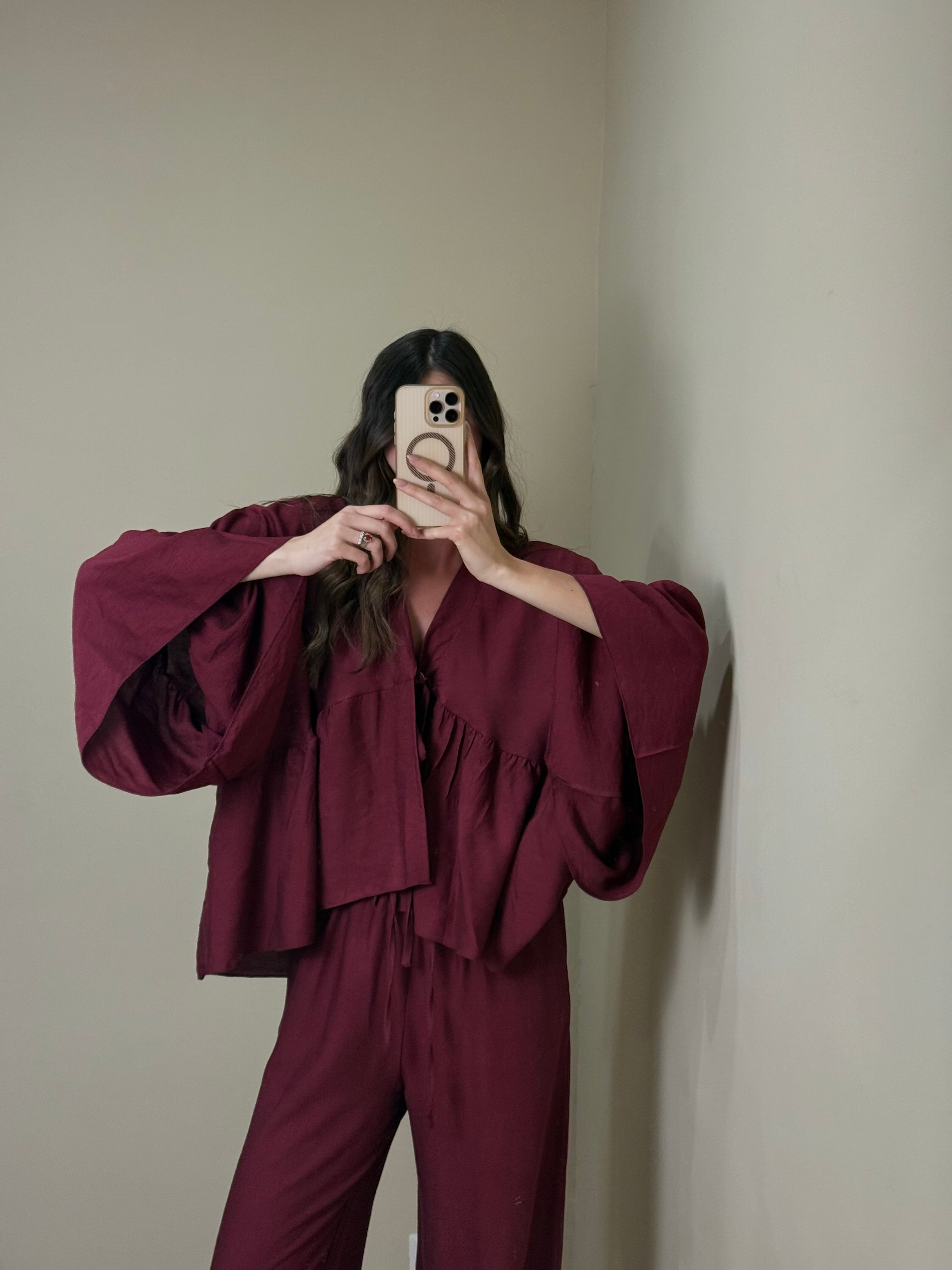 Coordinato Formentera Bordeaux - LadyB Shop Online