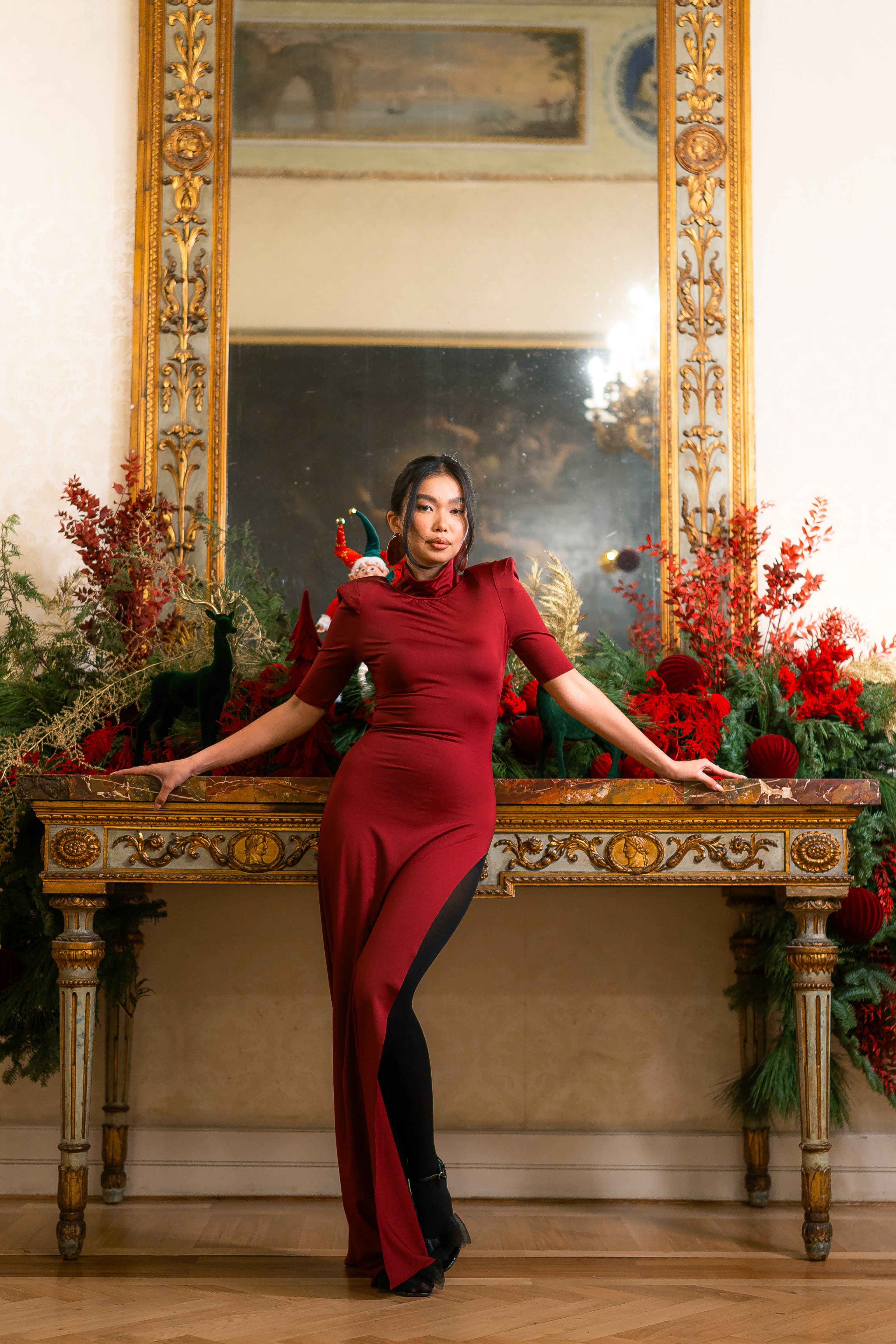 Dress Monot bordeaux