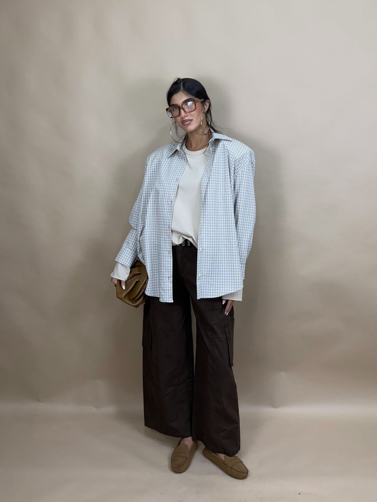 Camicia maxi spallina