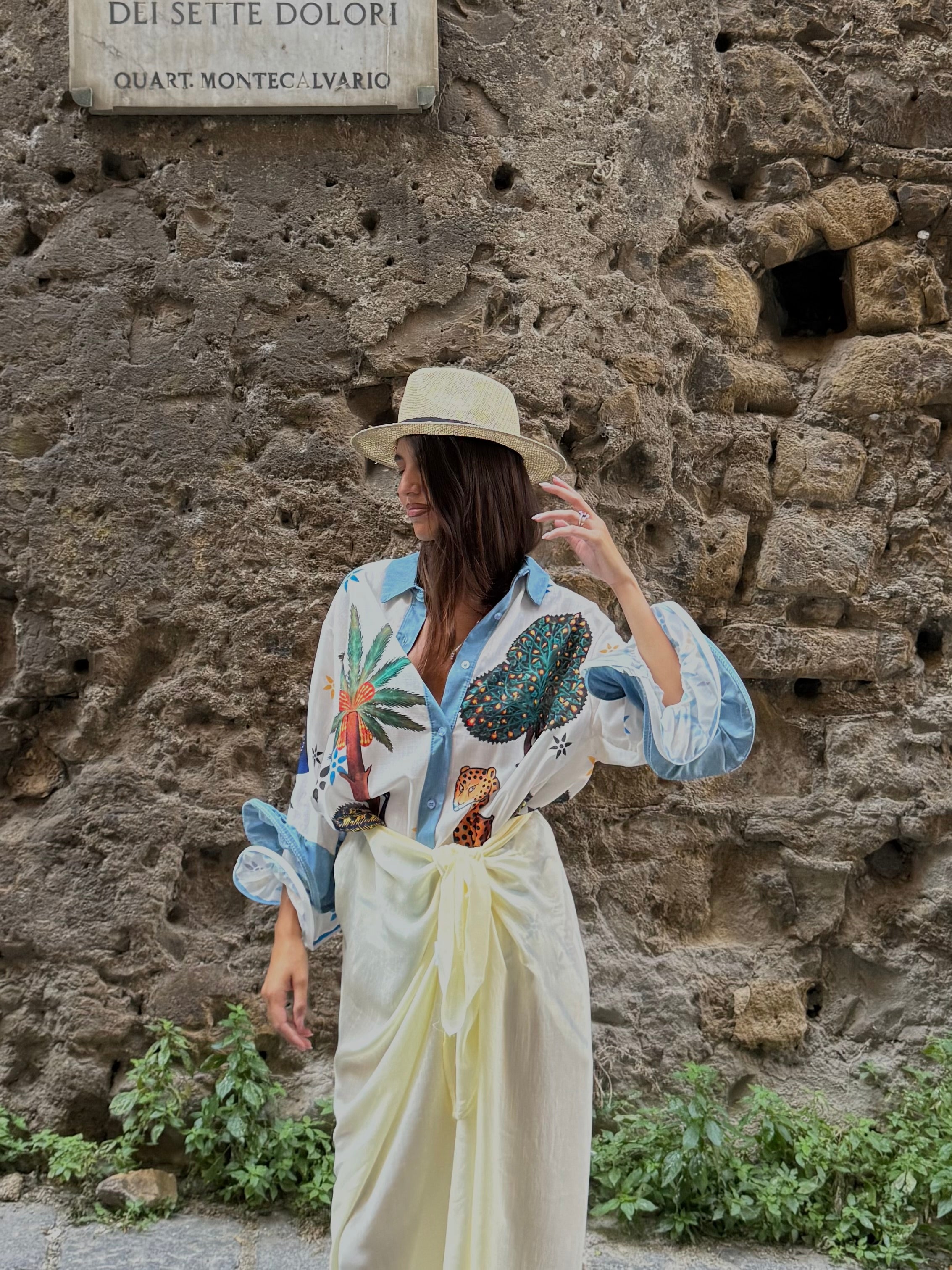 Camicia tropicale - LadyB Shop Online