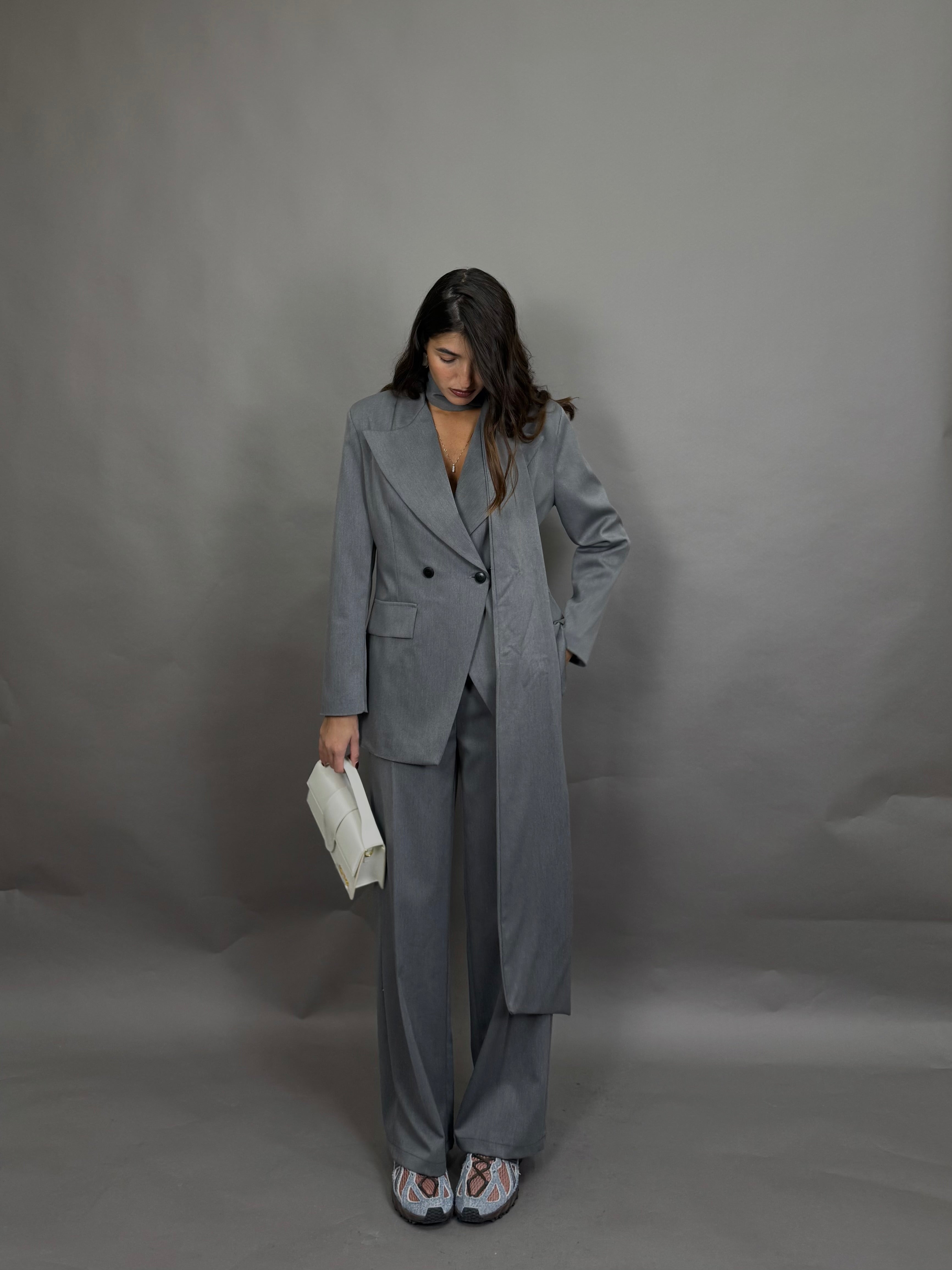 Tailleur Elena grigio