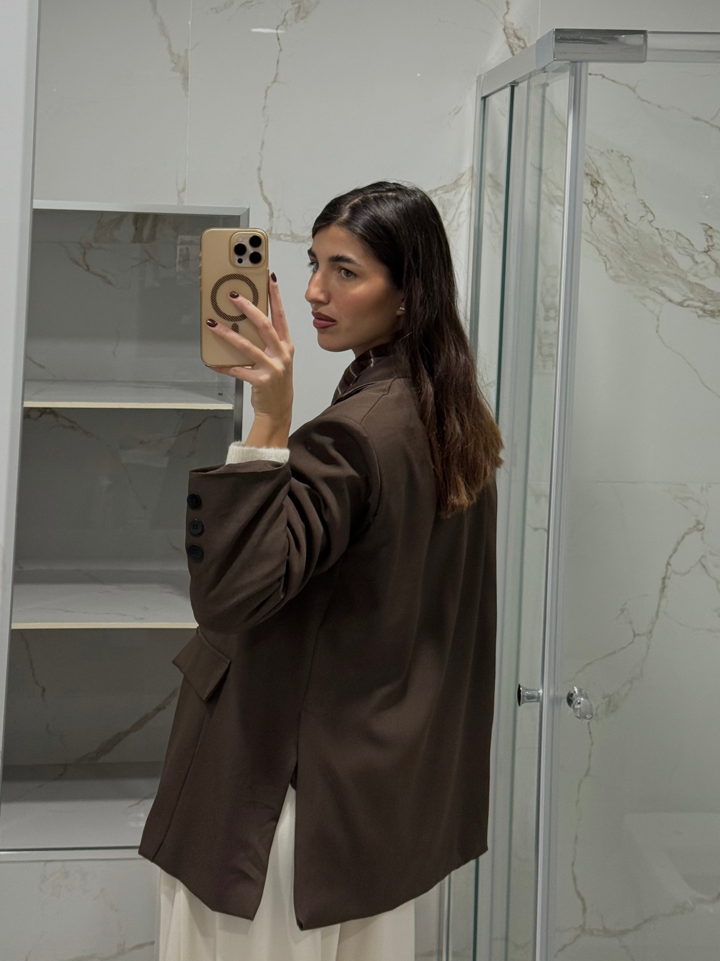 Blazer Gaia marrone