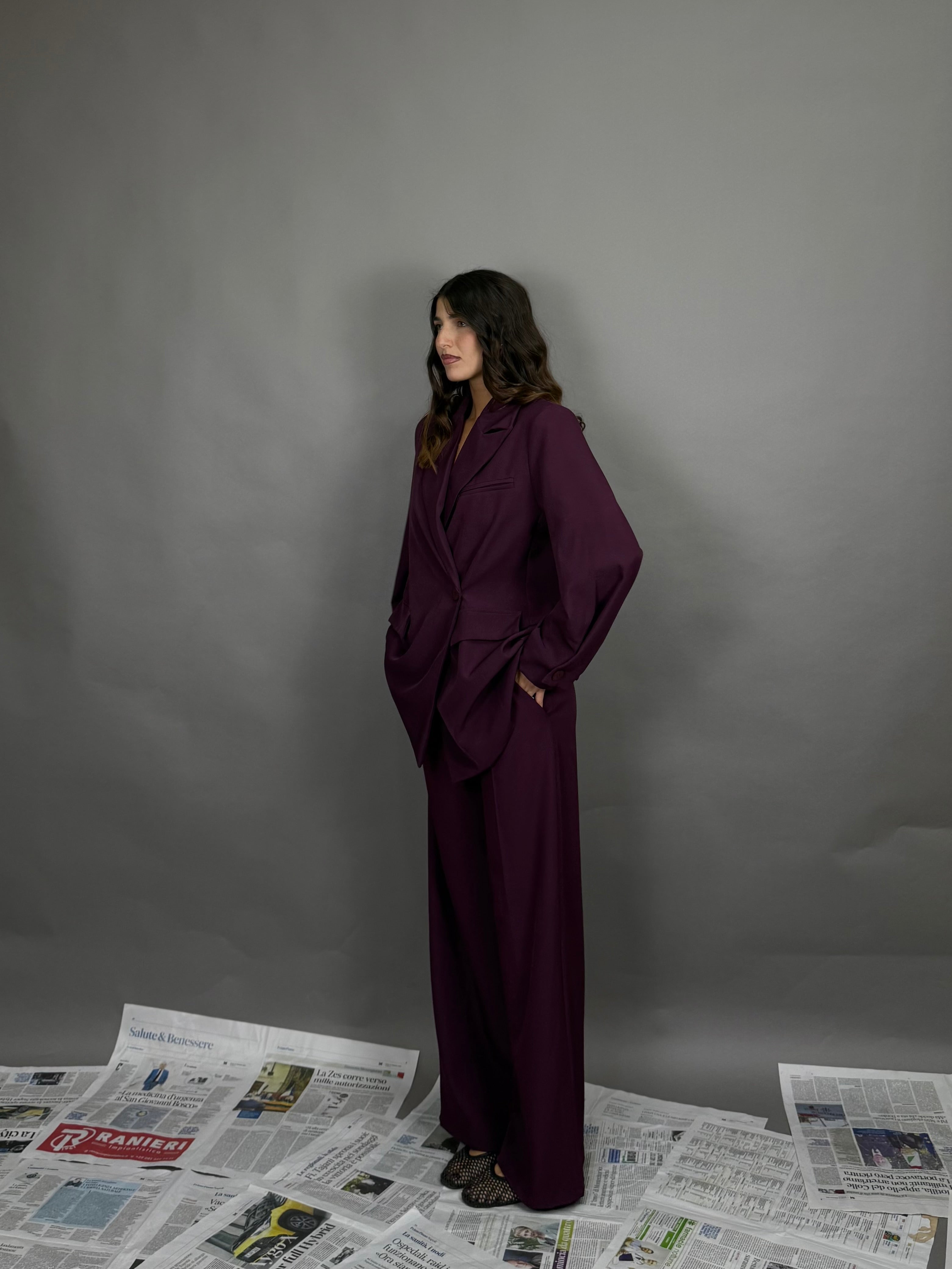 Tailleur Office melenzana