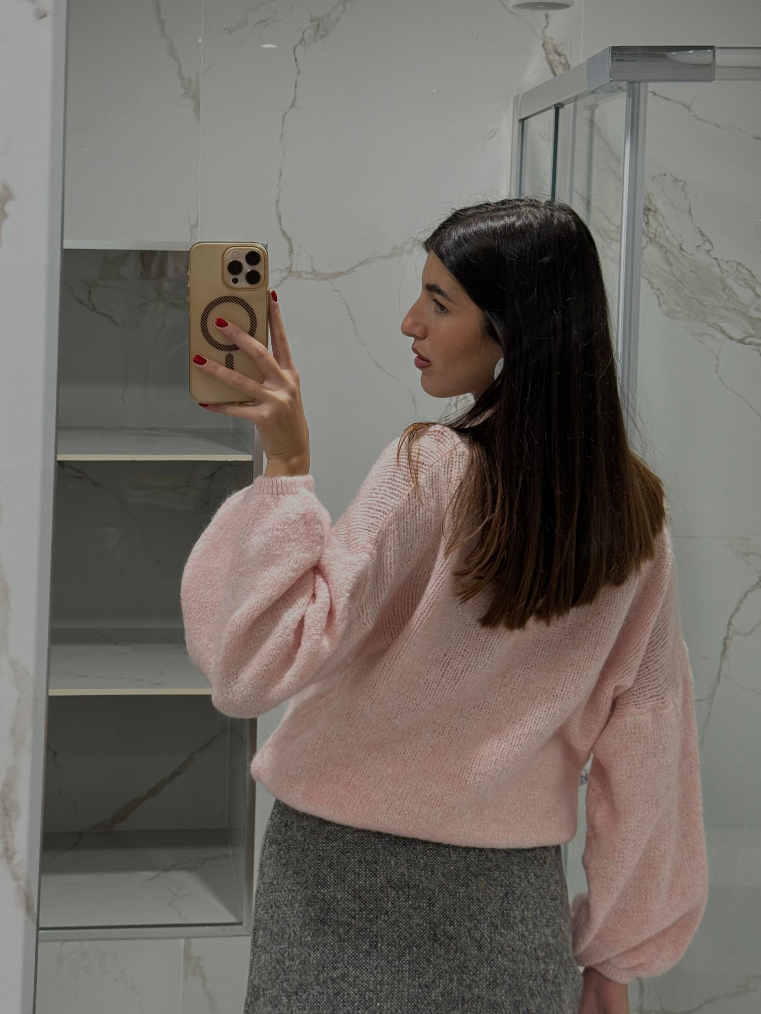 Maglione Merci rosa