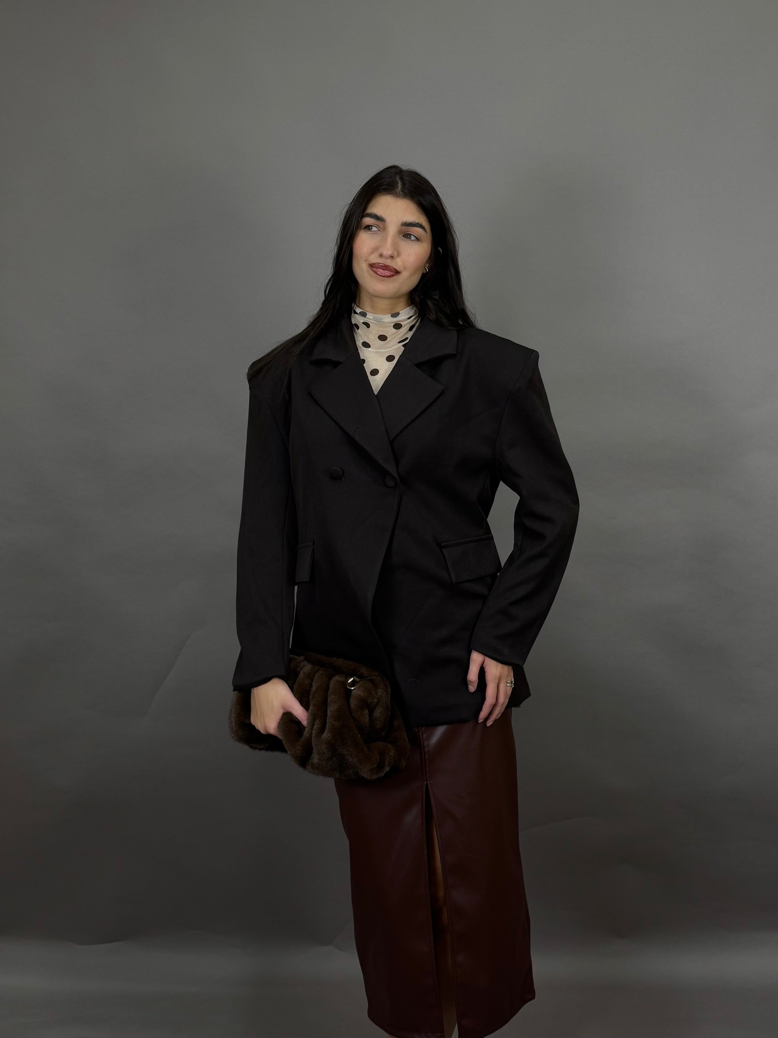 Blazer Angela marrone