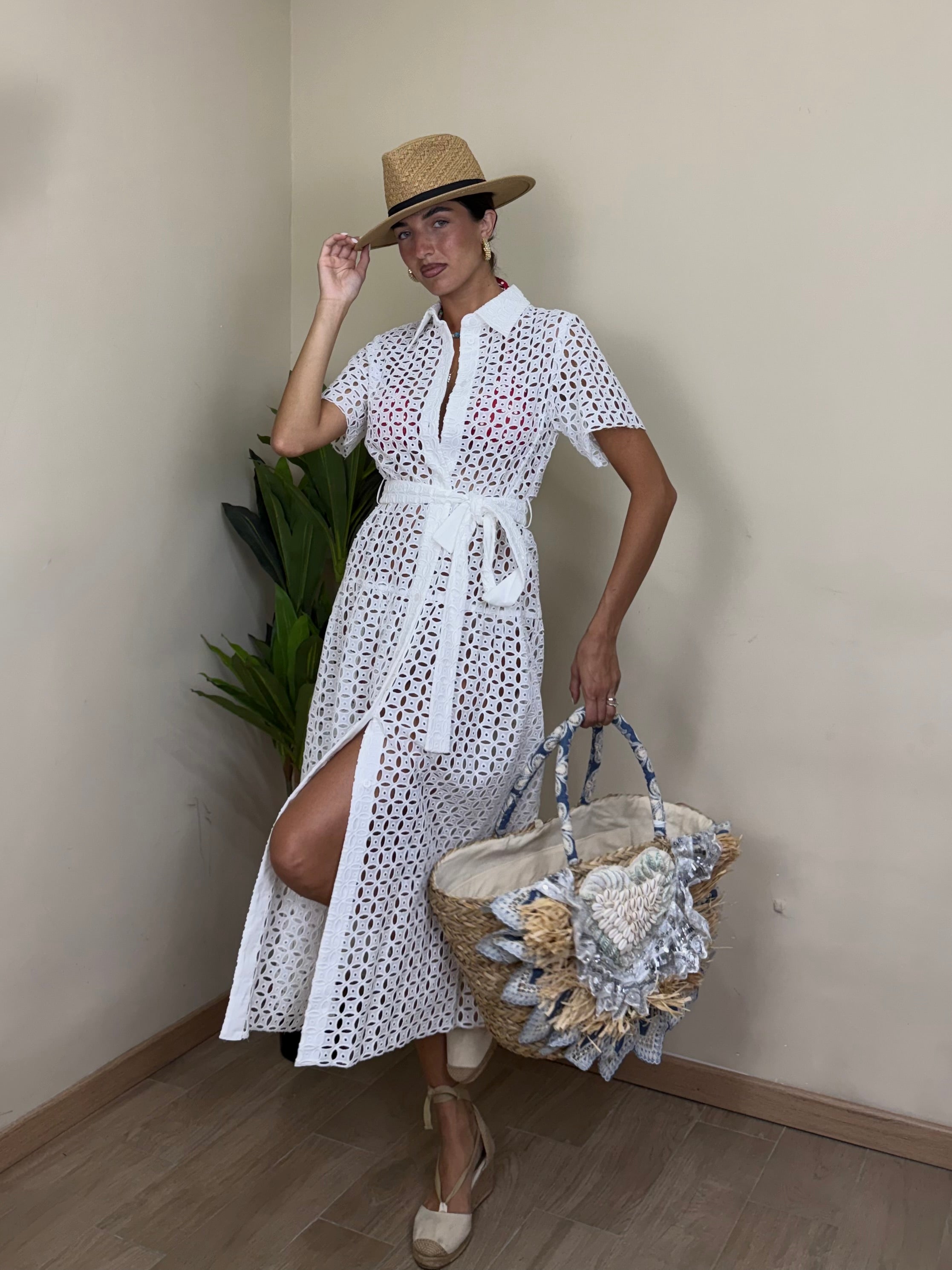 Dress camicia Sangallo By Lumina