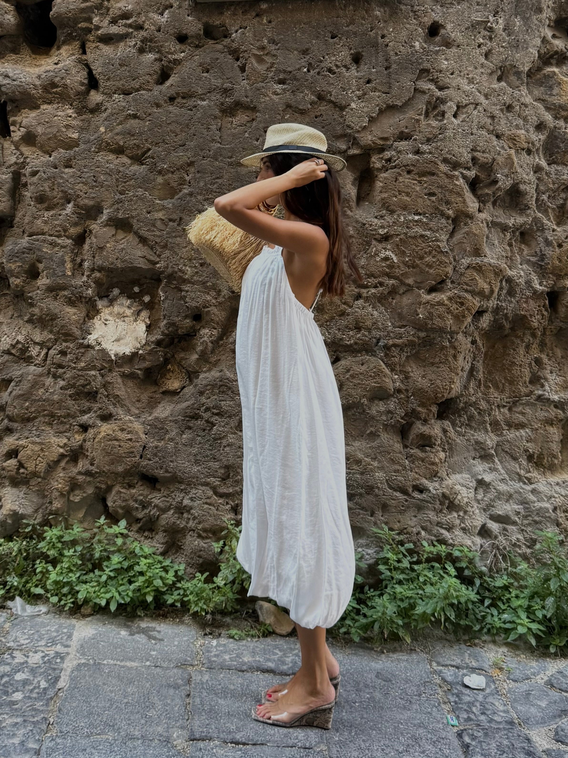 Dress perla bianco lumina - LadyB Shop Online