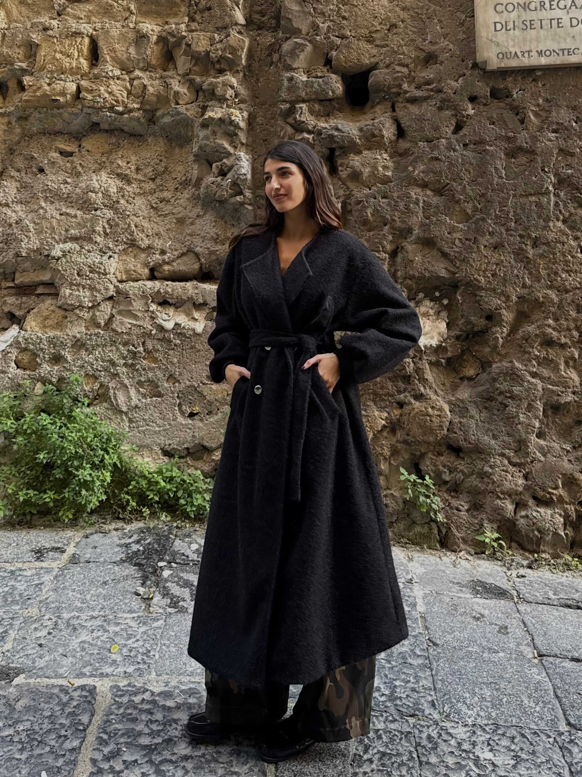Cappotto Vienna nero