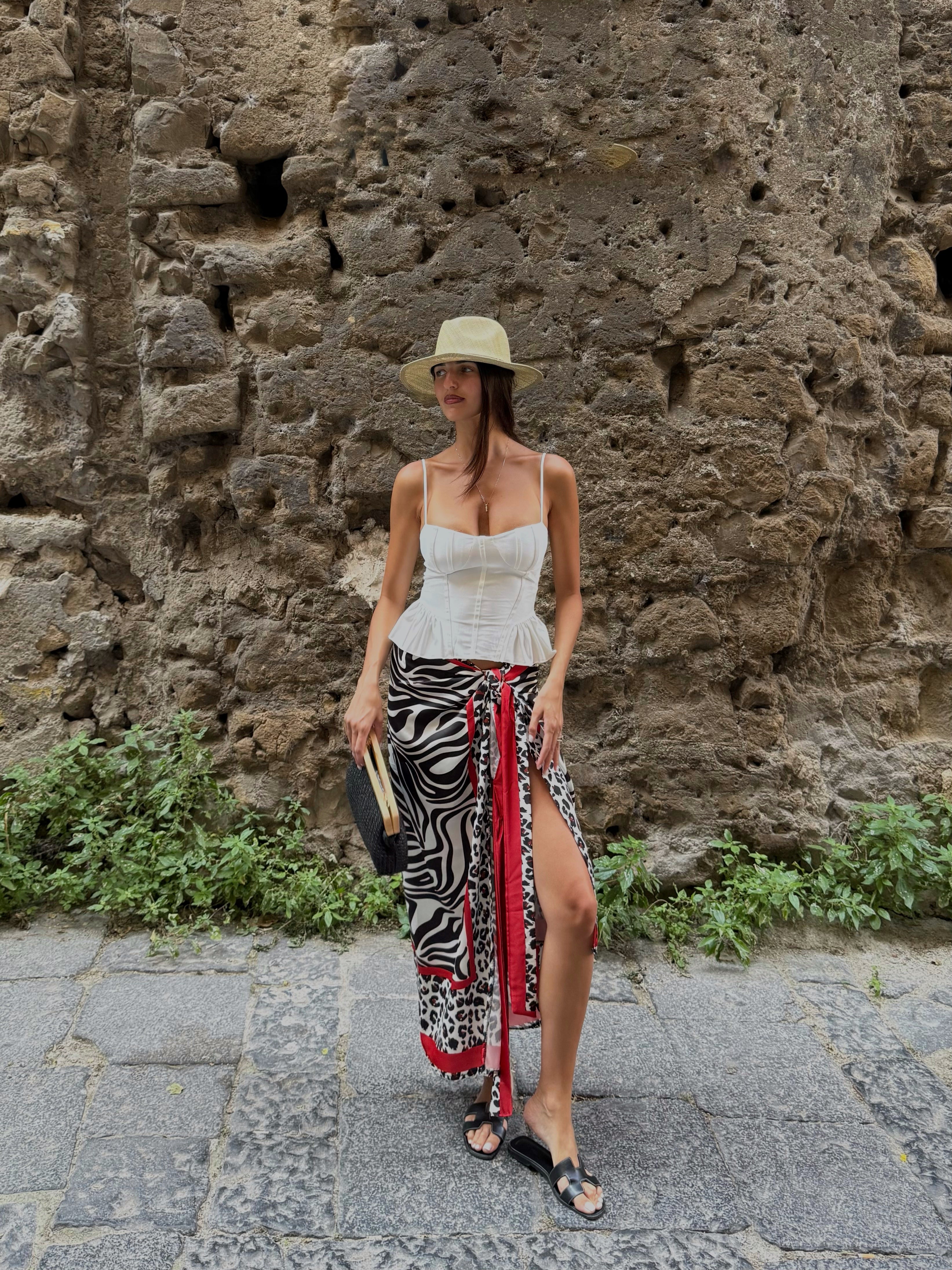 Gonna pareo Animalier - LadyB Shop Online