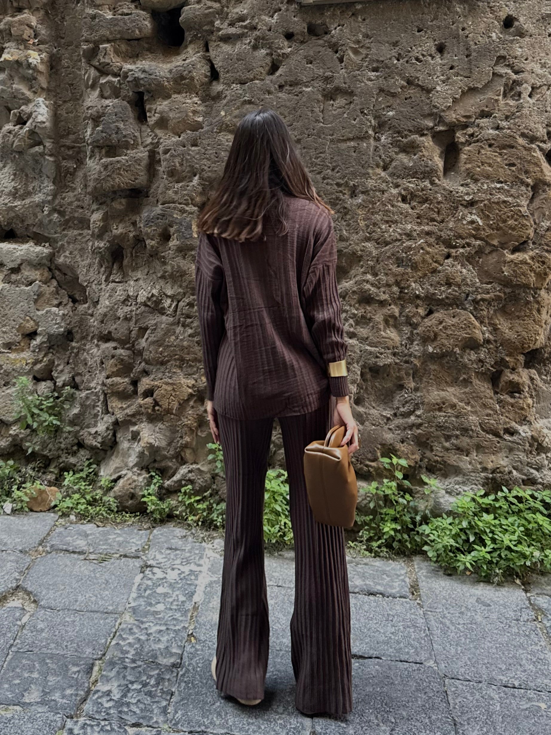 Coordinato comfy marrone