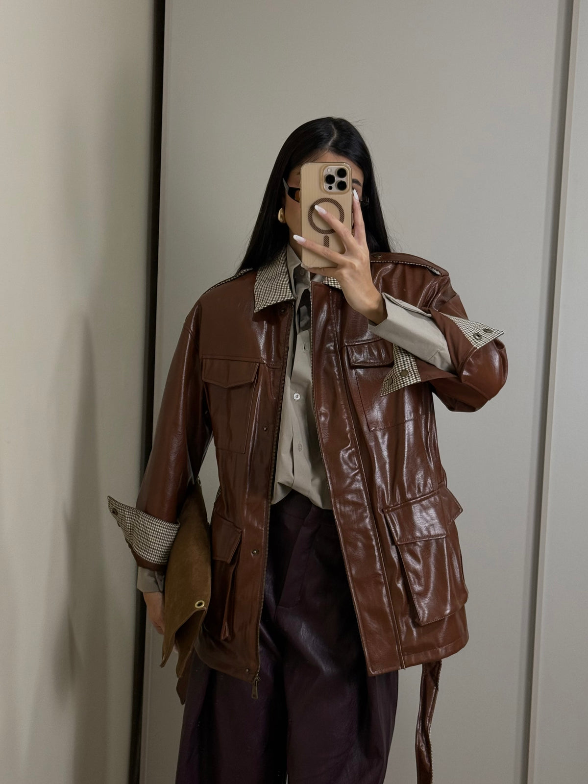 Giacca in pelle Ross