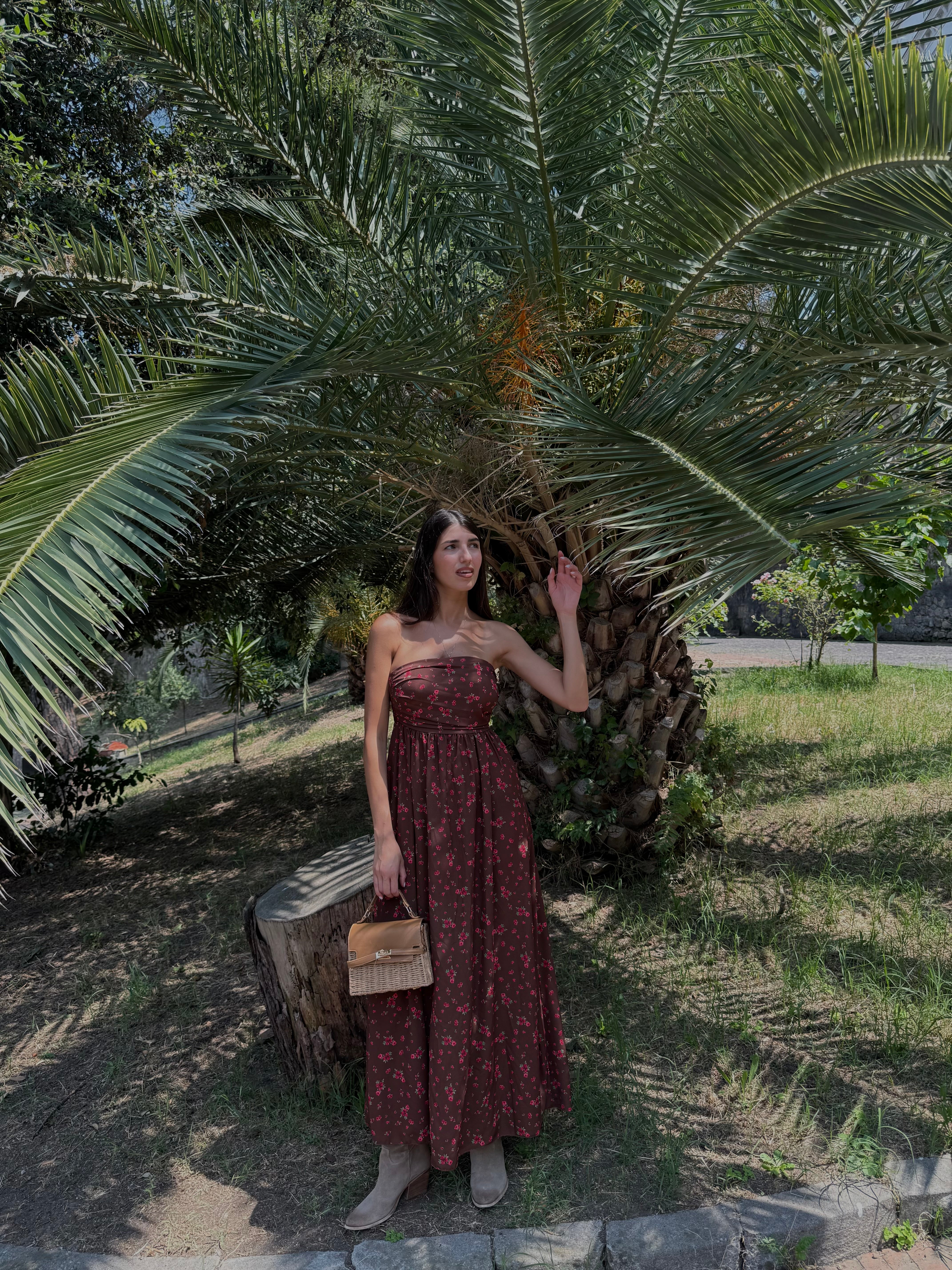 Dress Amalfi marrone