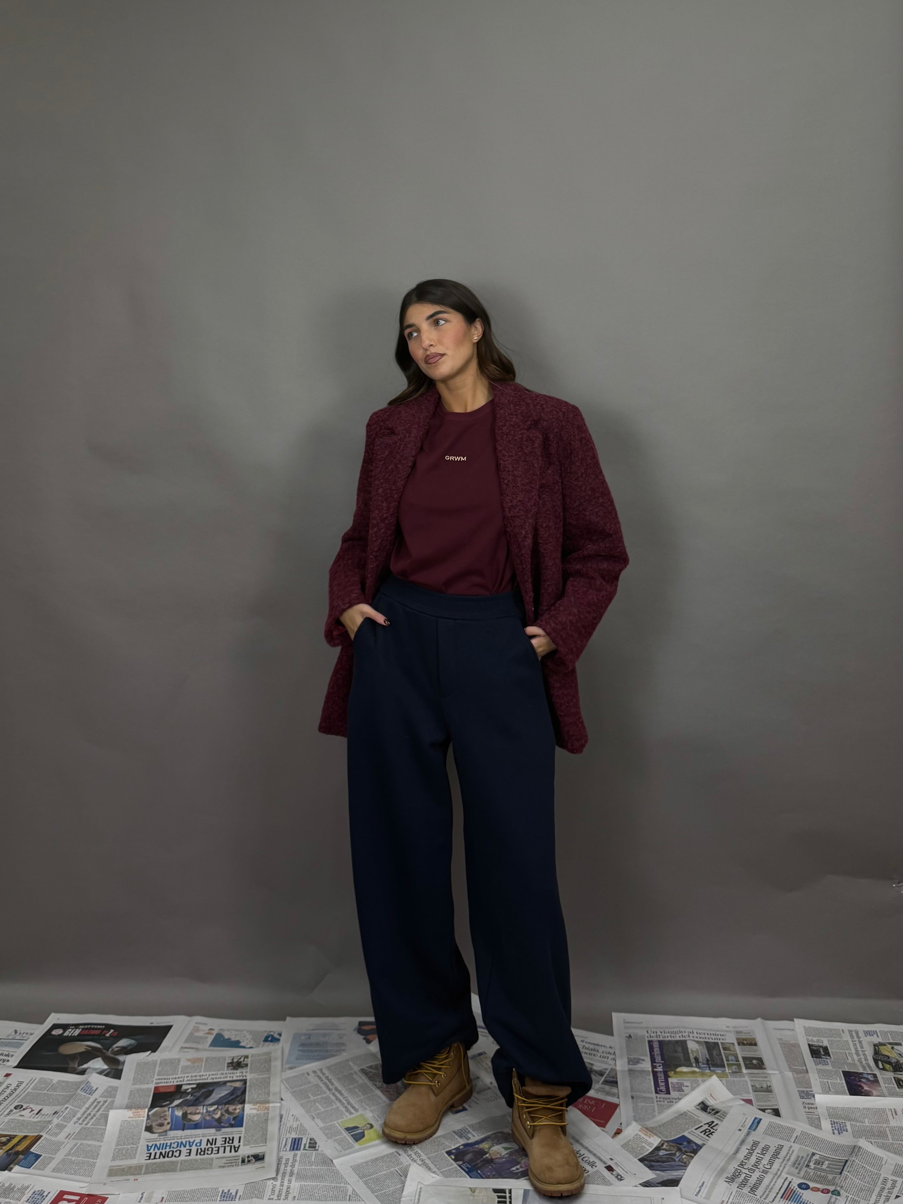 Panta tuta lumina blu