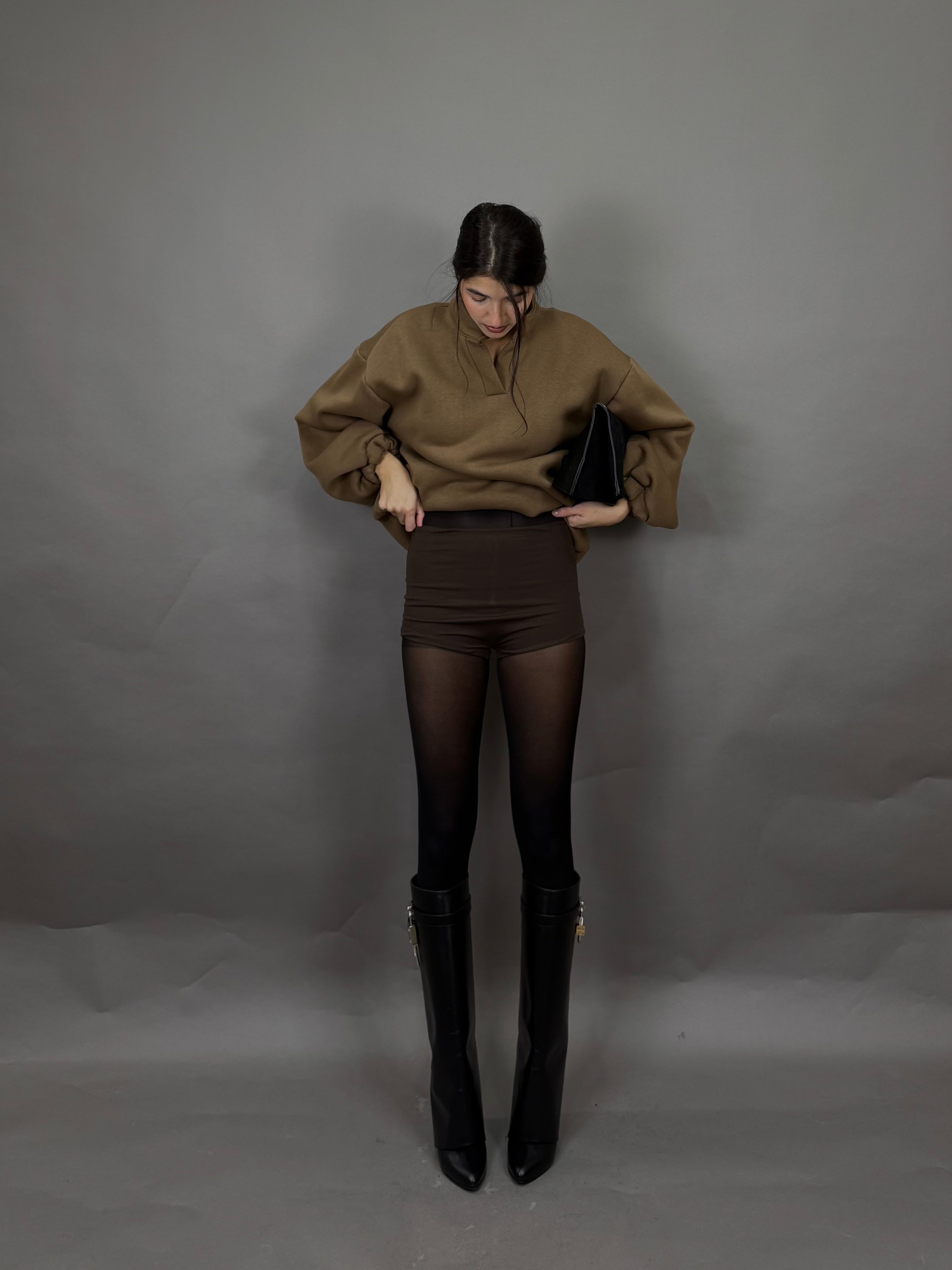 Coulotte marrone by just