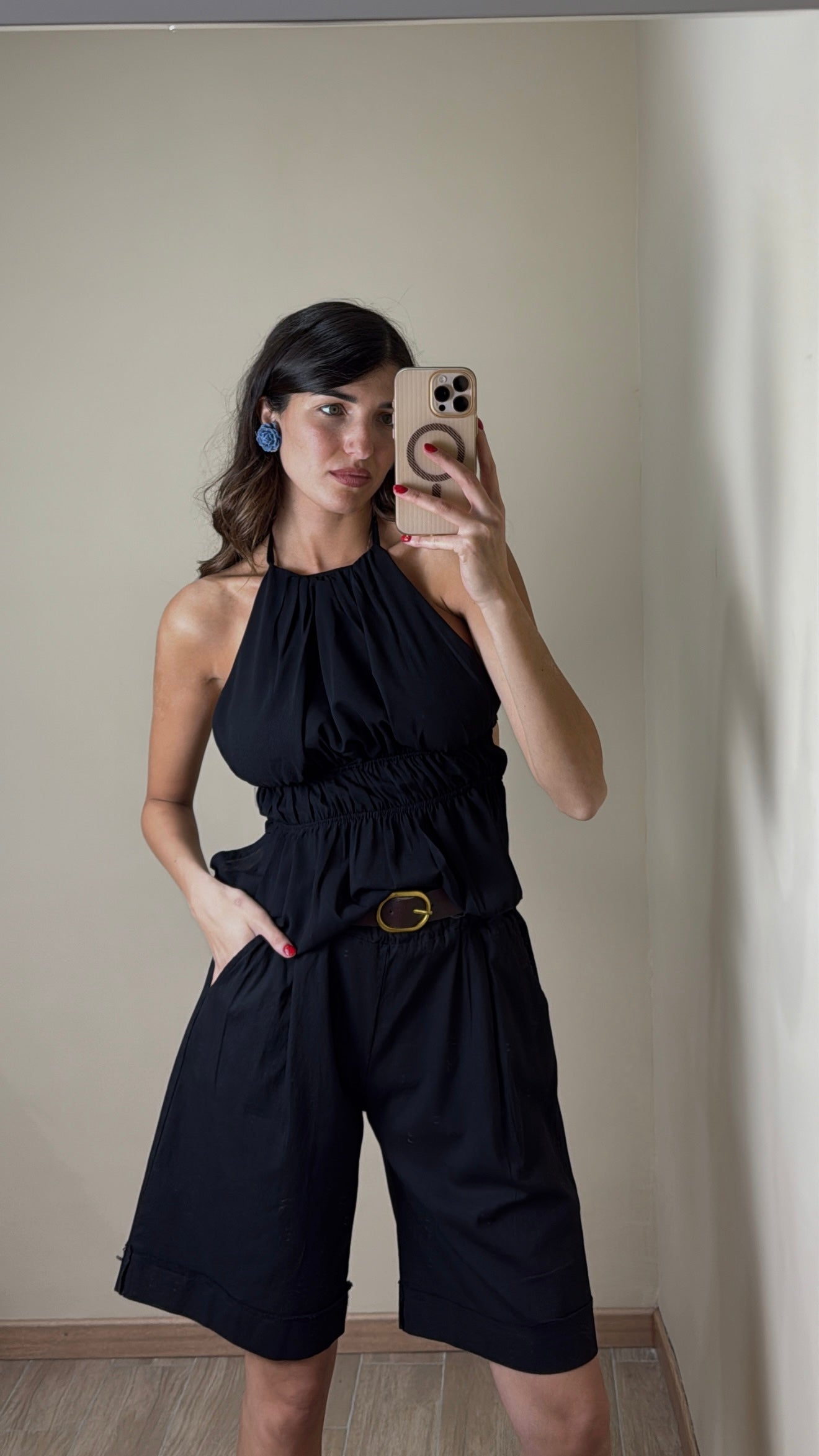 Top marghe nero - LadyB Shop Online