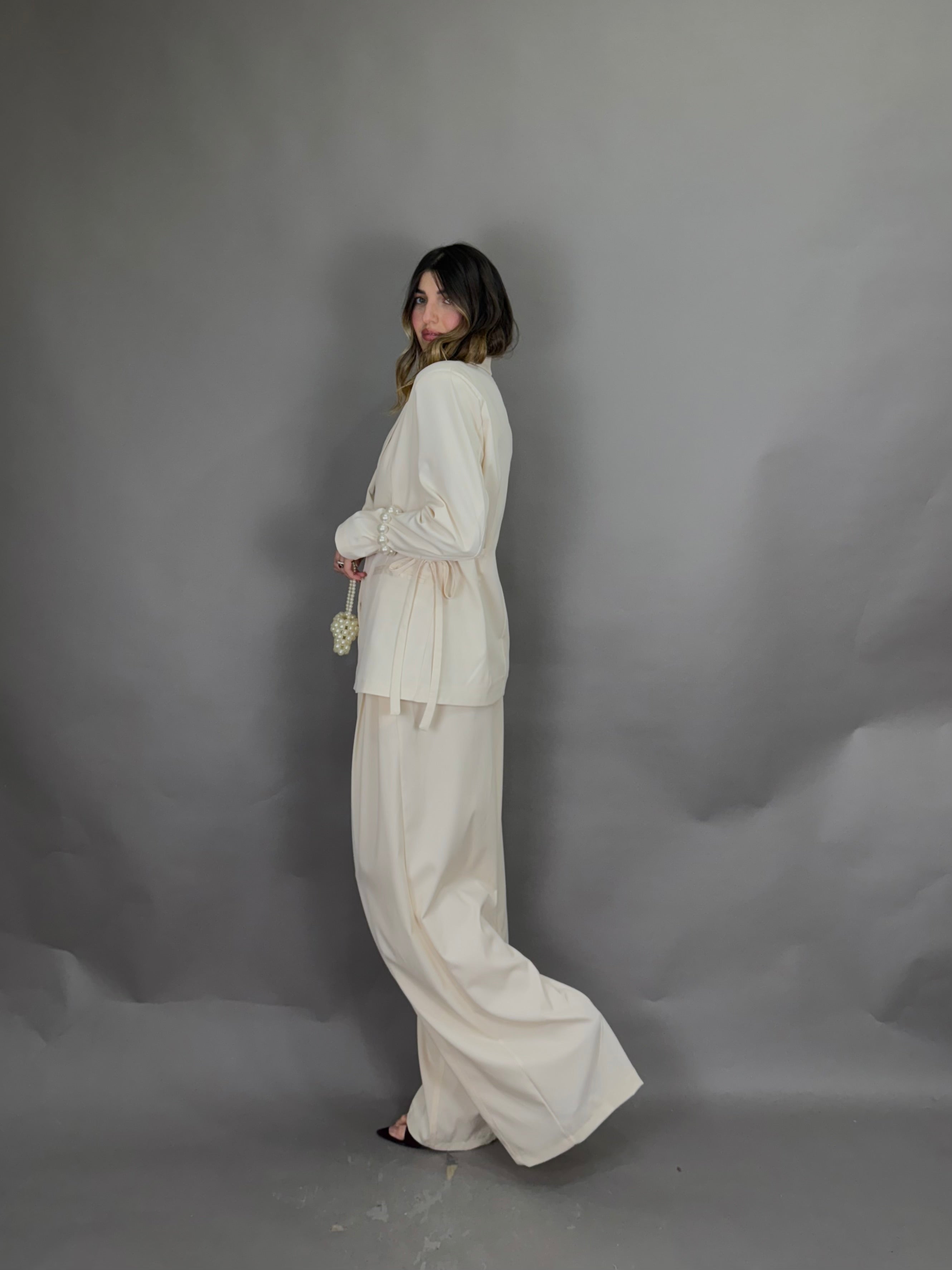 Pantalone Myriam panna - LadyB Shop Online