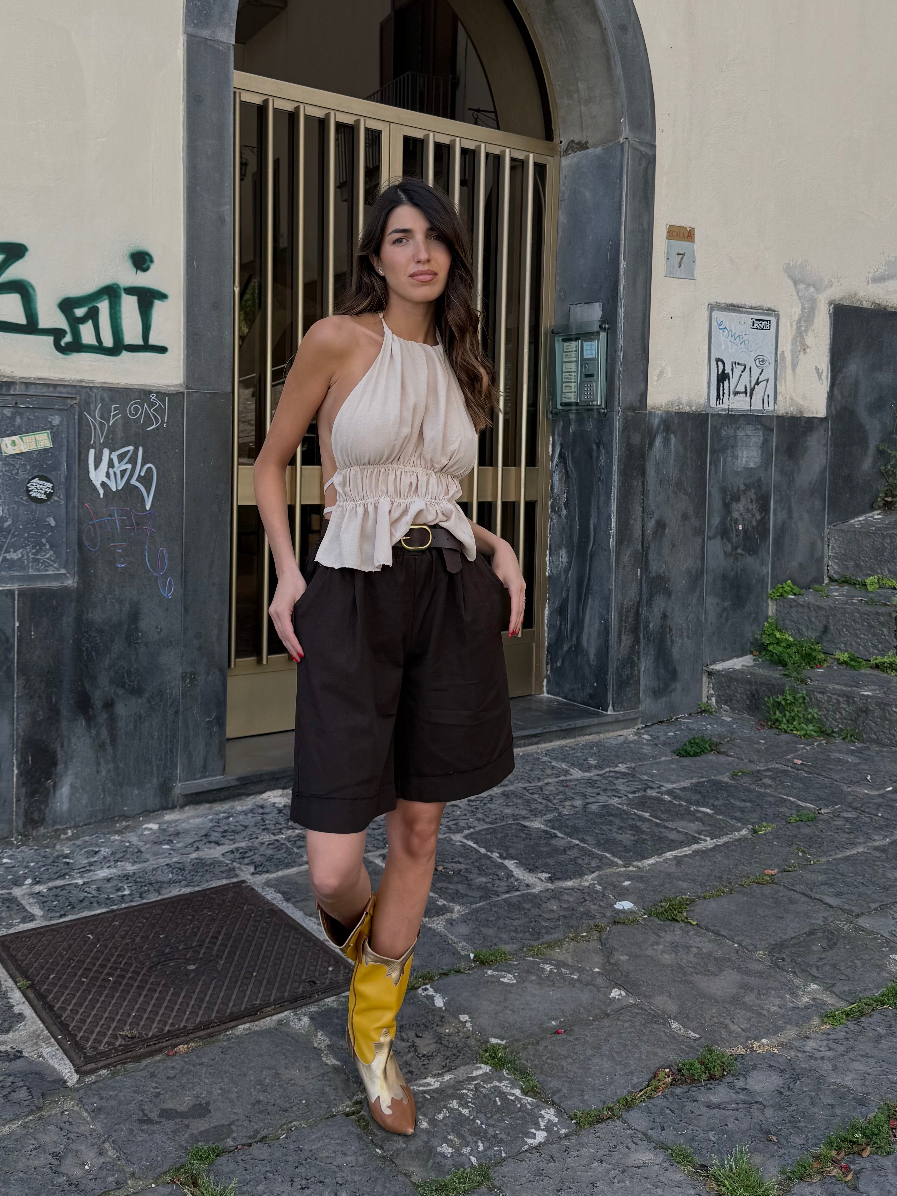 Top Marghe beige - LadyB Shop Online